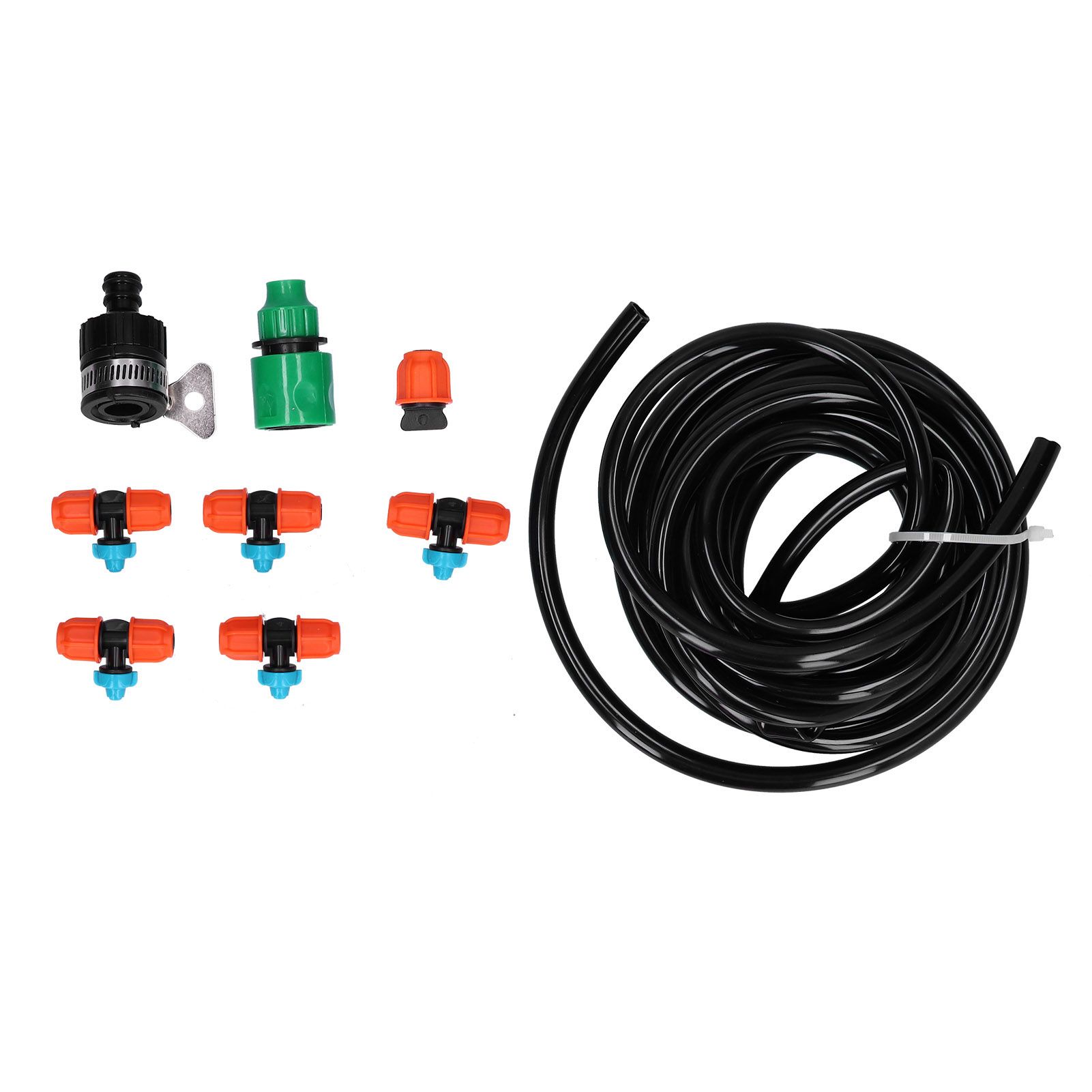 5m Garden Irrigation Kit 9/12 Hose Spray Nozzle Automatic Watering System for view 2