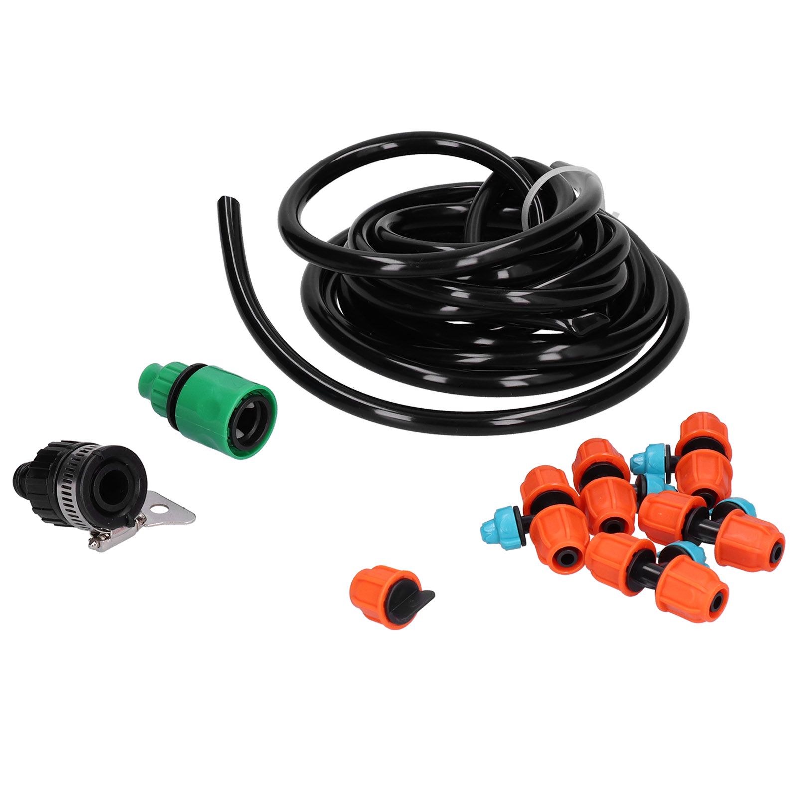5m Garden Irrigation Kit 9/12 Hose Spray Nozzle Automatic Watering System for view 4