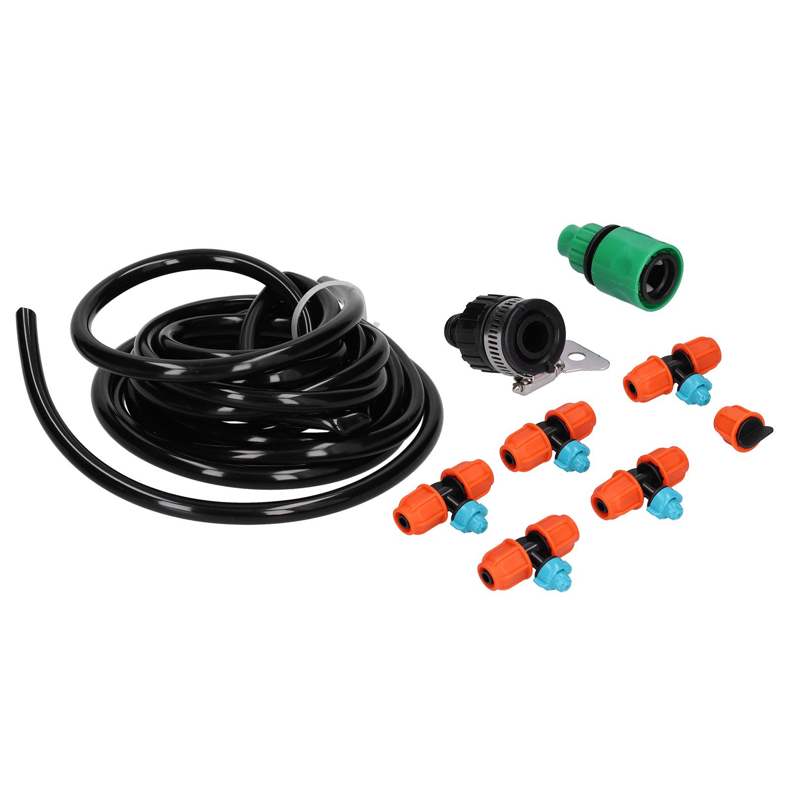 5m Garden Irrigation Kit 9/12 Hose Spray Nozzle Automatic Watering System for view 5