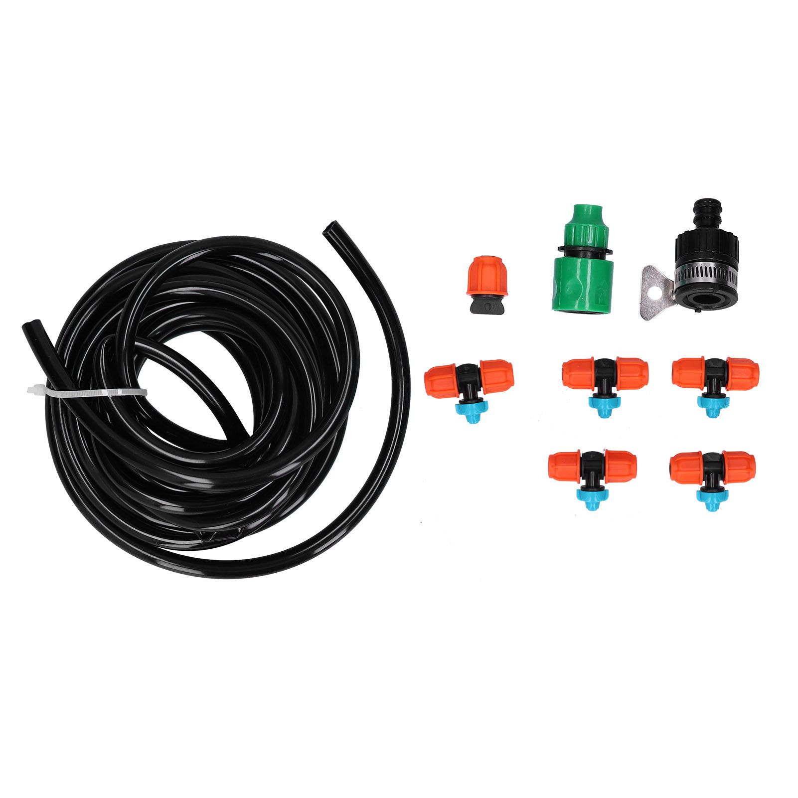 5m Garden Irrigation Kit 9/12 Hose Spray Nozzle Automatic Watering System for view 6