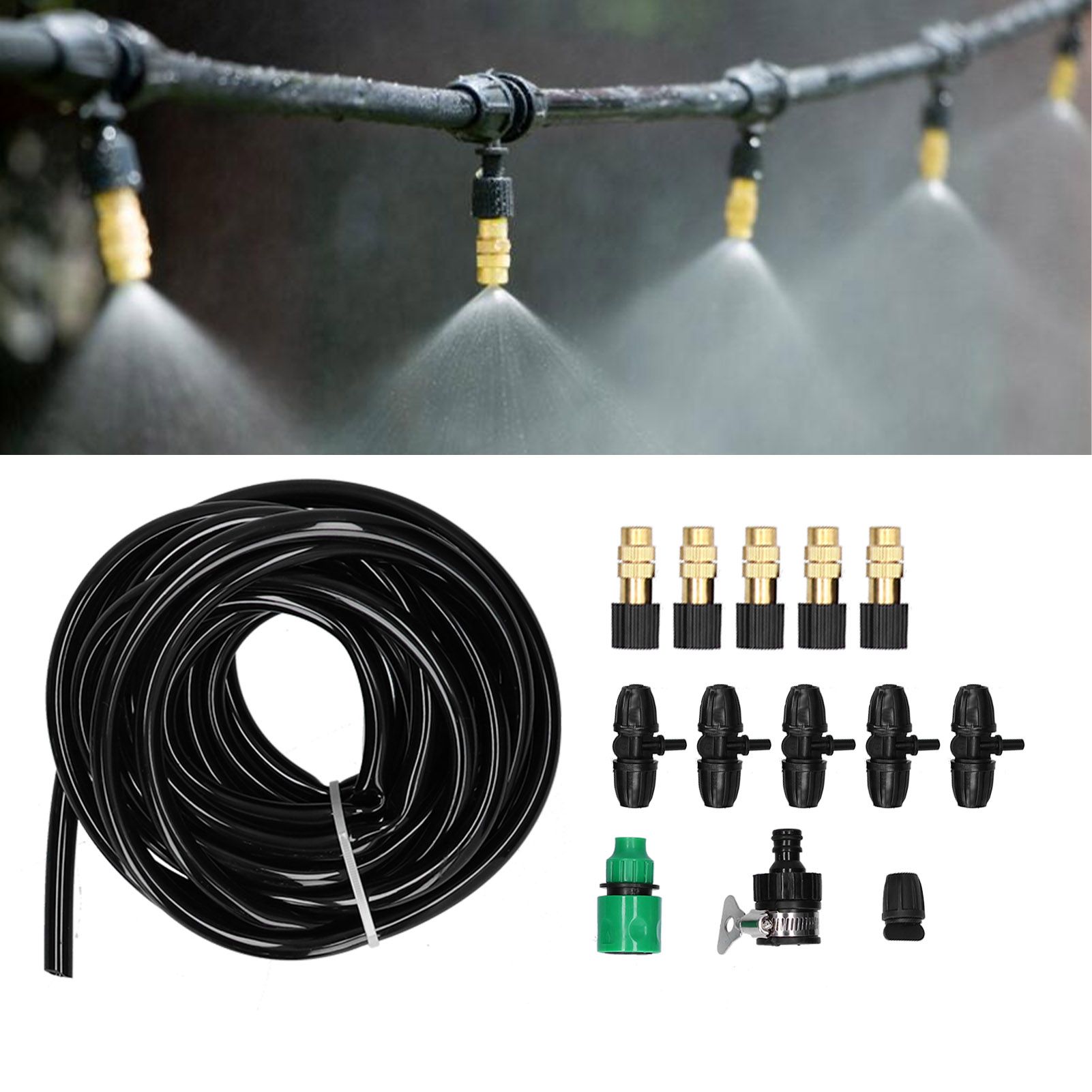 5M 8/11 Hose Garden Irrigation System 5Pcs Sprinkler Automatic Irrigation Kit view 11