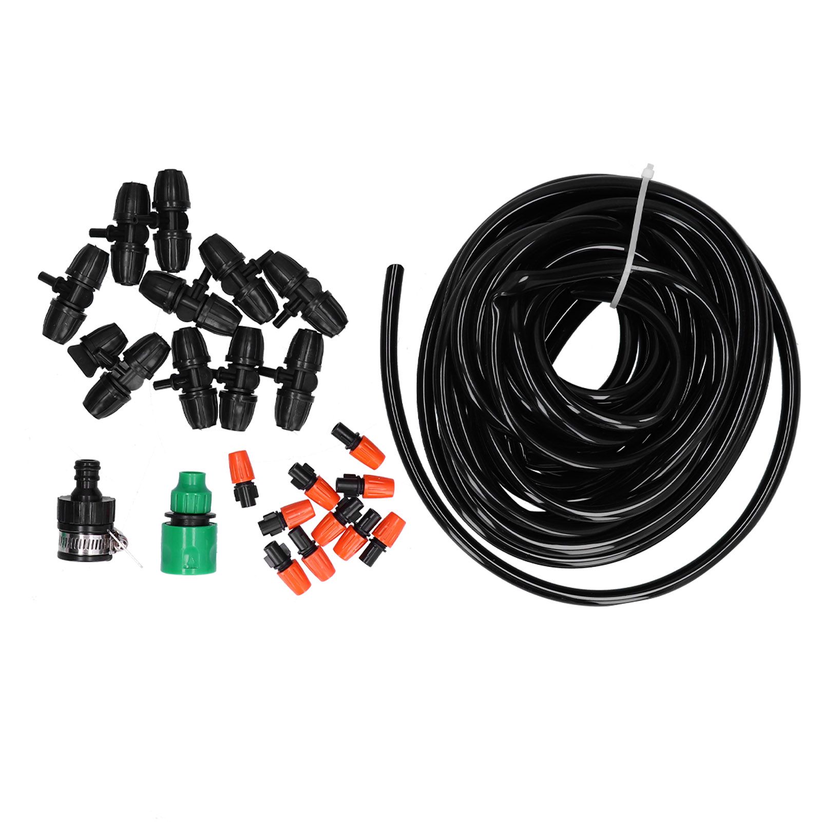 10M 8/11 Hose Garden Irrigation System 10PCS Adjustable Sprinkler Micro Nozzle view 3