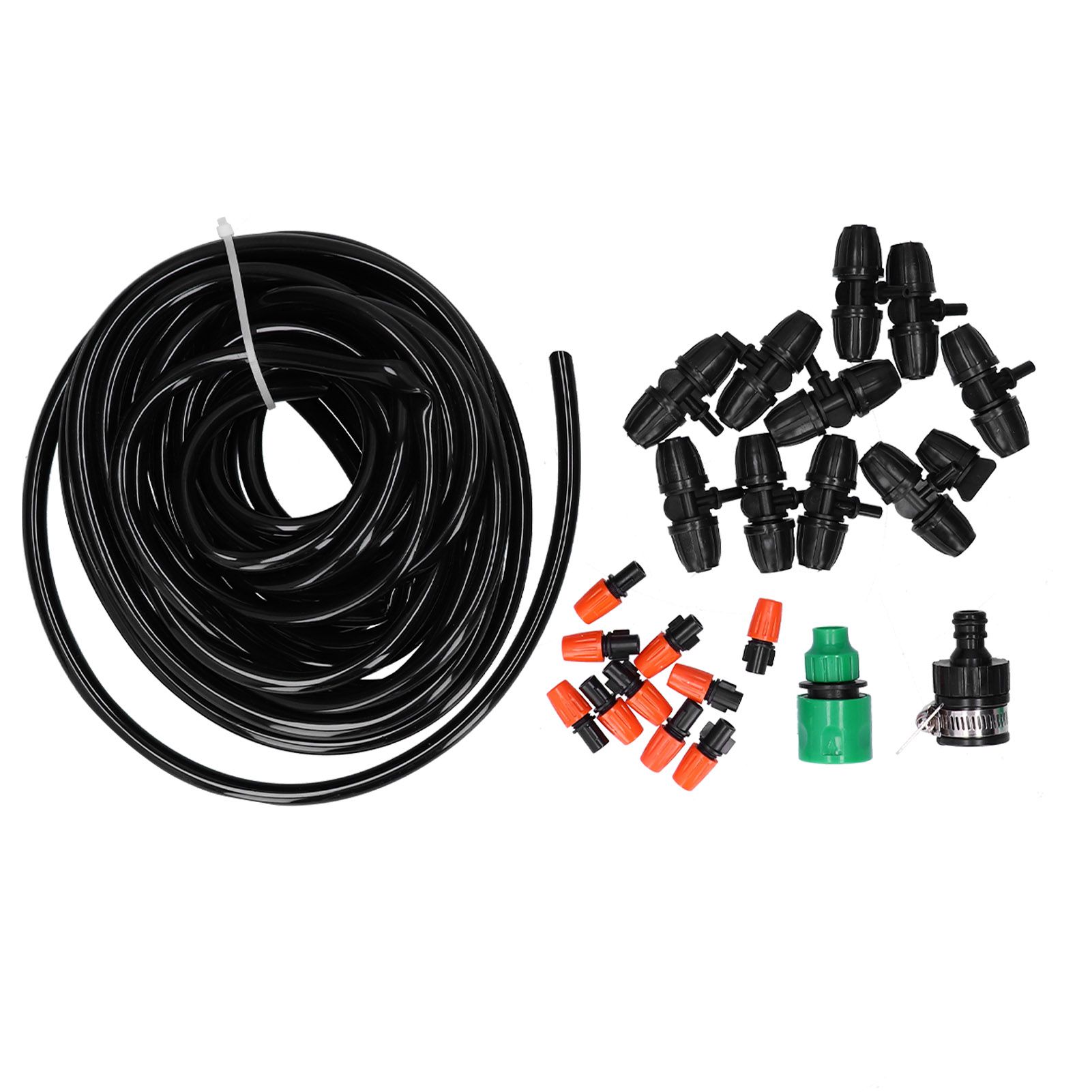 10M 8/11 Hose Garden Irrigation System 10PCS Adjustable Sprinkler Micro Nozzle view 8