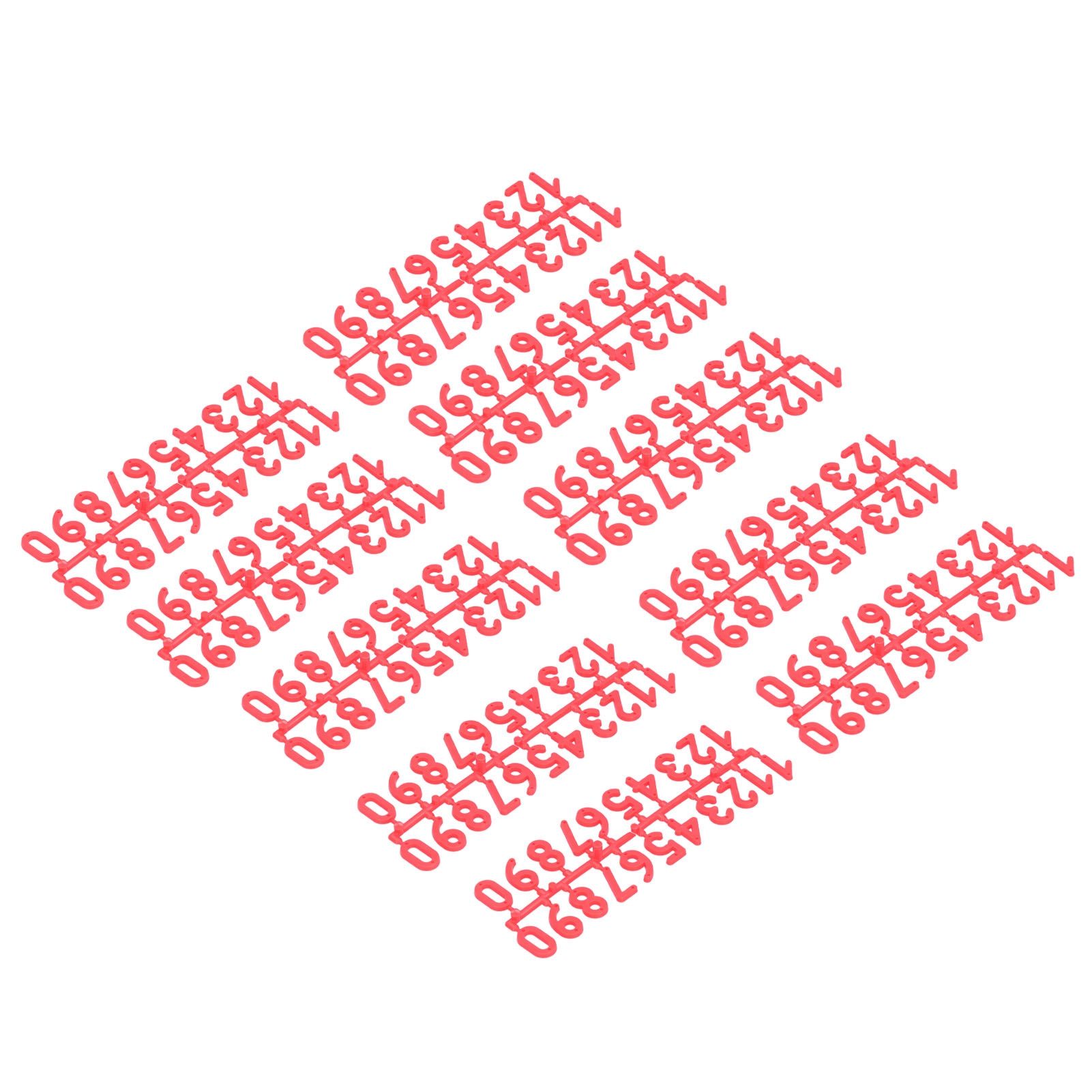 10Set Plastic Number Tag Number Sign Number Marking for Residence Apartment view 4