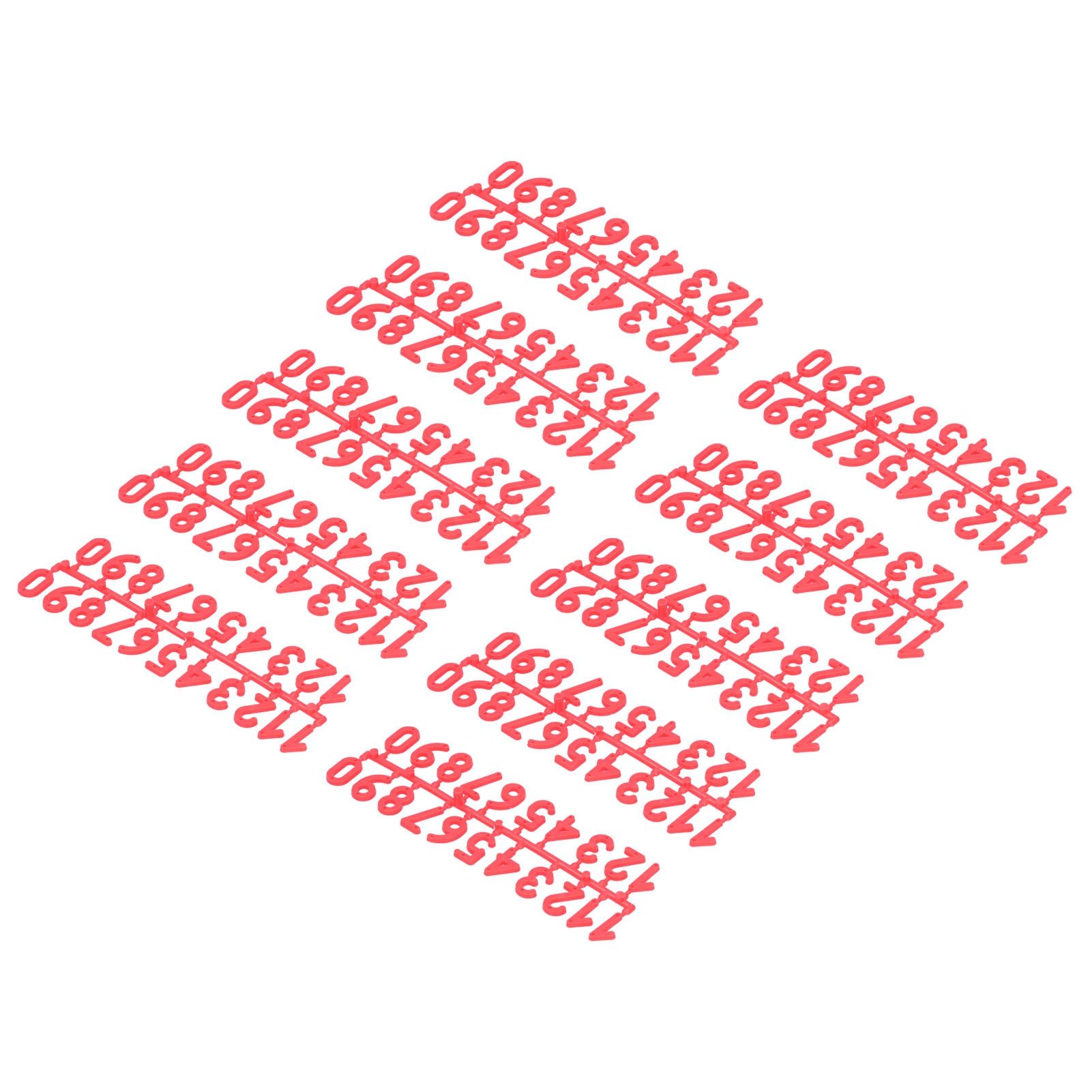 10Set Plastic Number Tag Number Sign Number Marking for Residence Apartment view 6