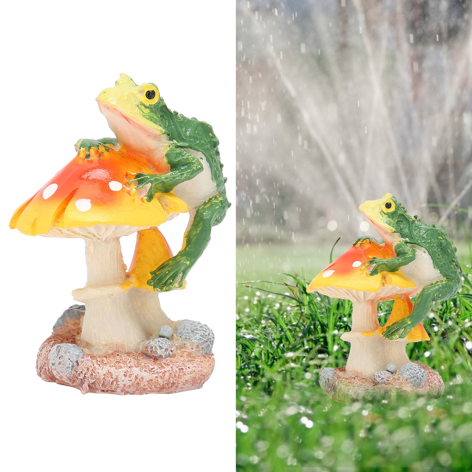 Animal Ornaments Gardening Animal Mushroom Small Ornaments Micro Landscape DIY view 12