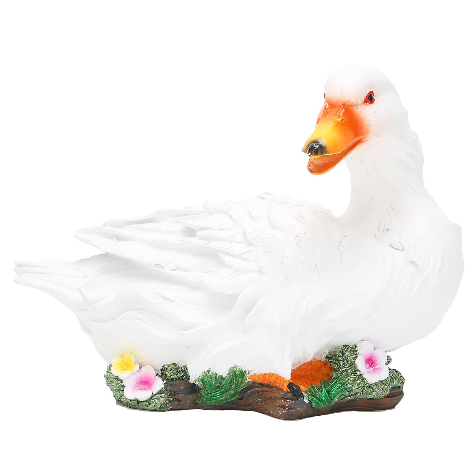Resin Duck Statue Simulation Duck Ornament Model Decoration for Outdoor Garden view 2