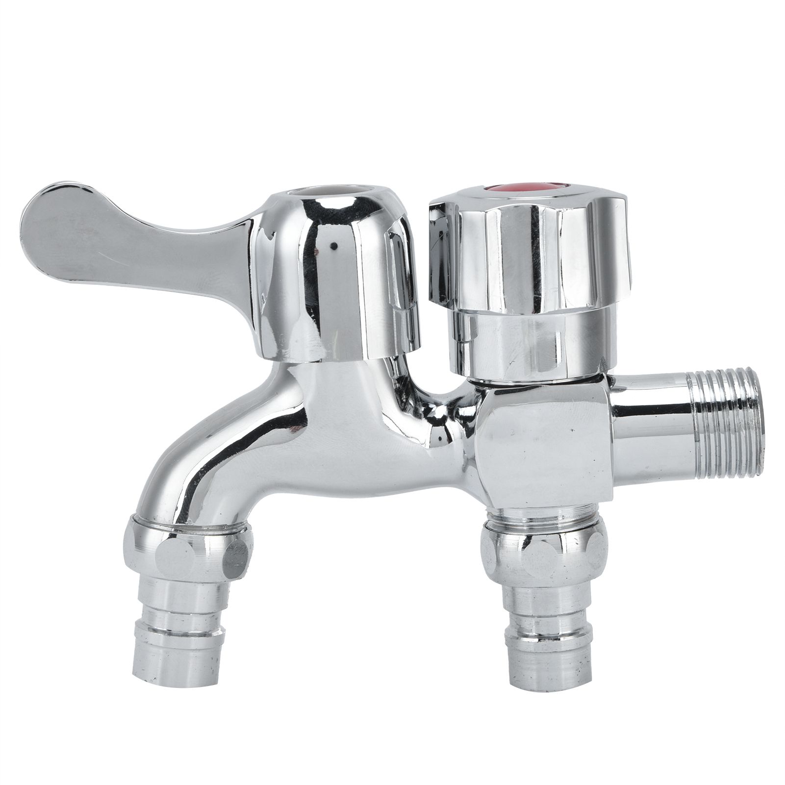 G1/2 Male Thread Double Faucet Washing Machine Faucet Water Tap for Garden view 4