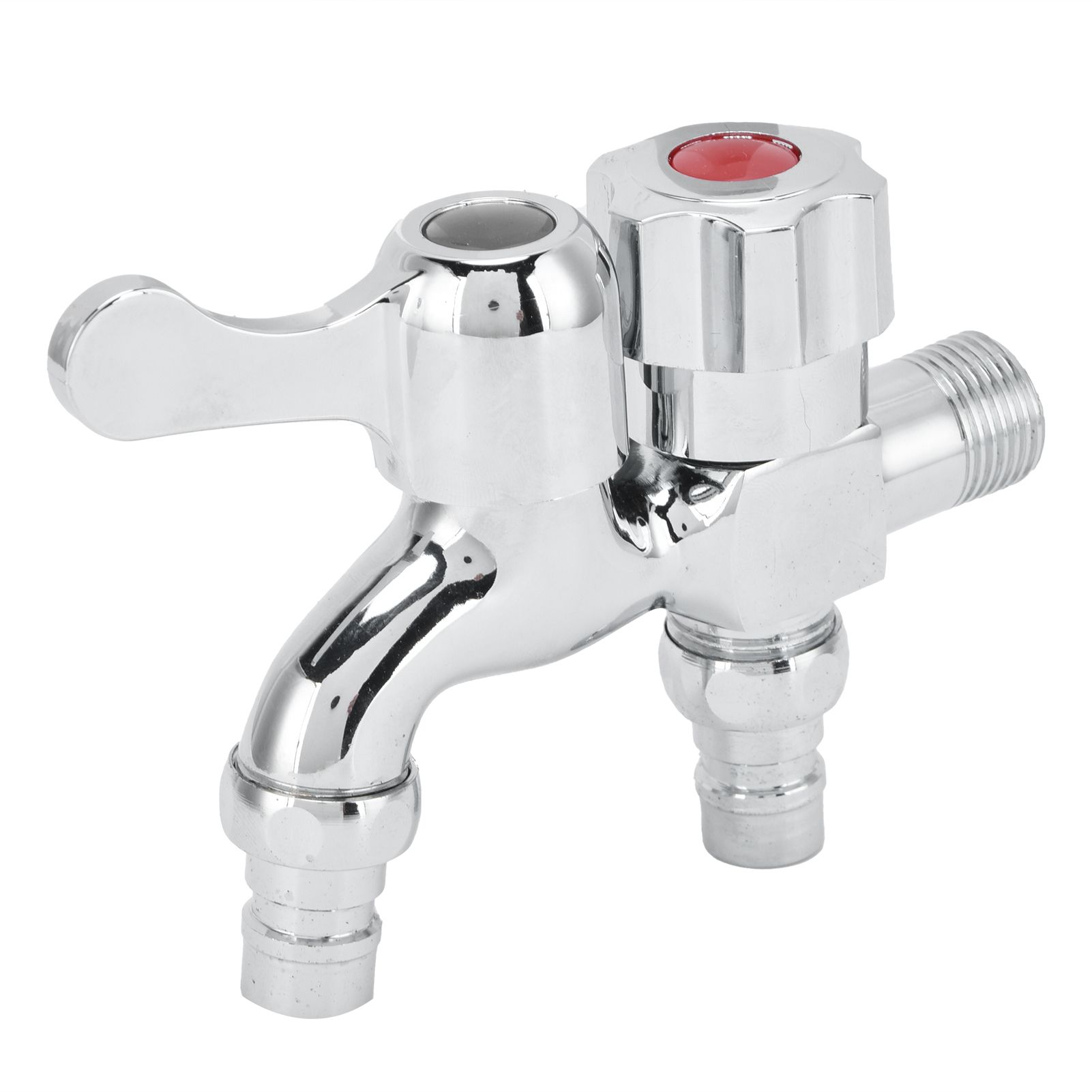 G1/2 Male Thread Double Faucet Washing Machine Faucet Water Tap for Garden view 9