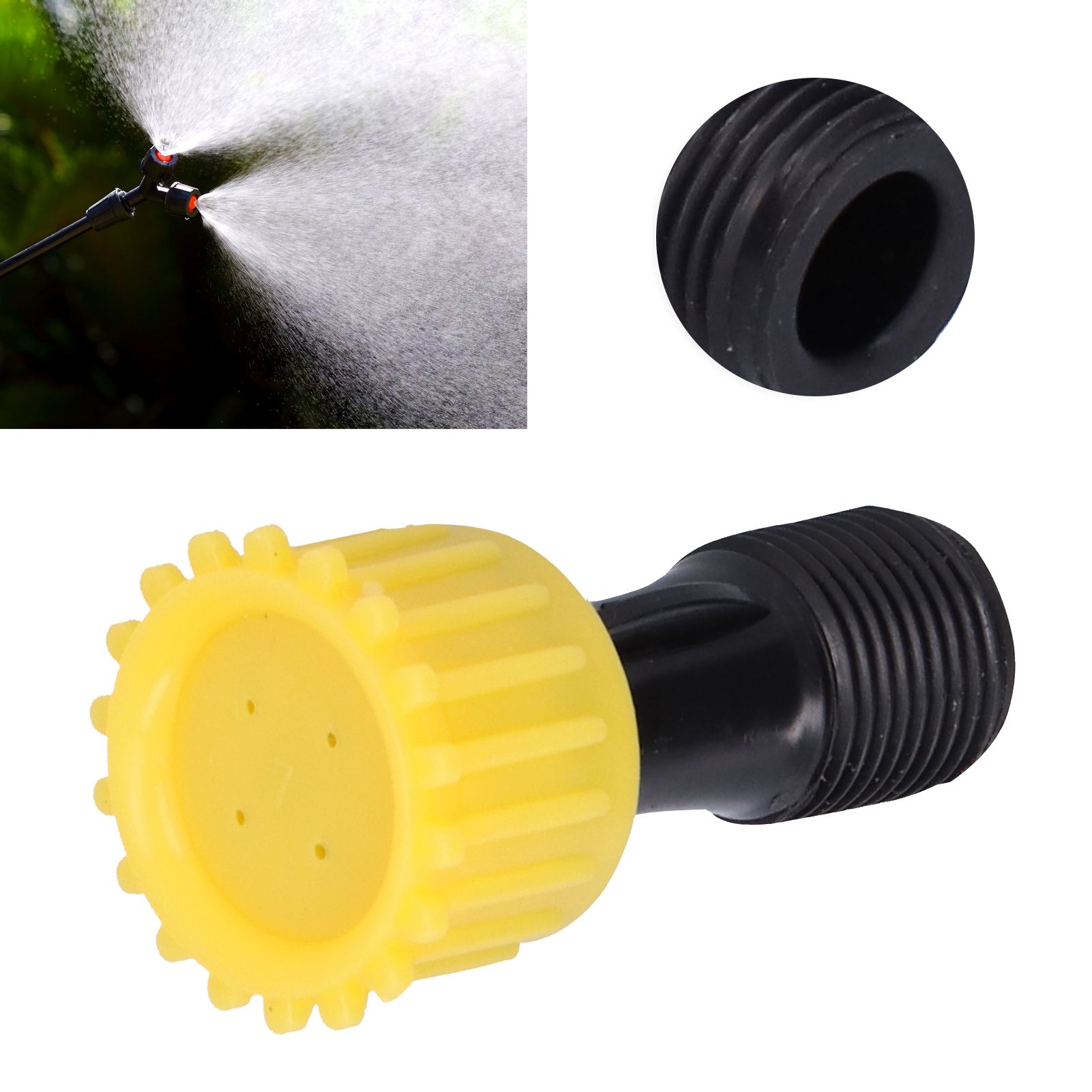 5Pcs G3/8 Male Thread Spray Nozzle 4-Hole Straight Spray Nozzle Electric view 11