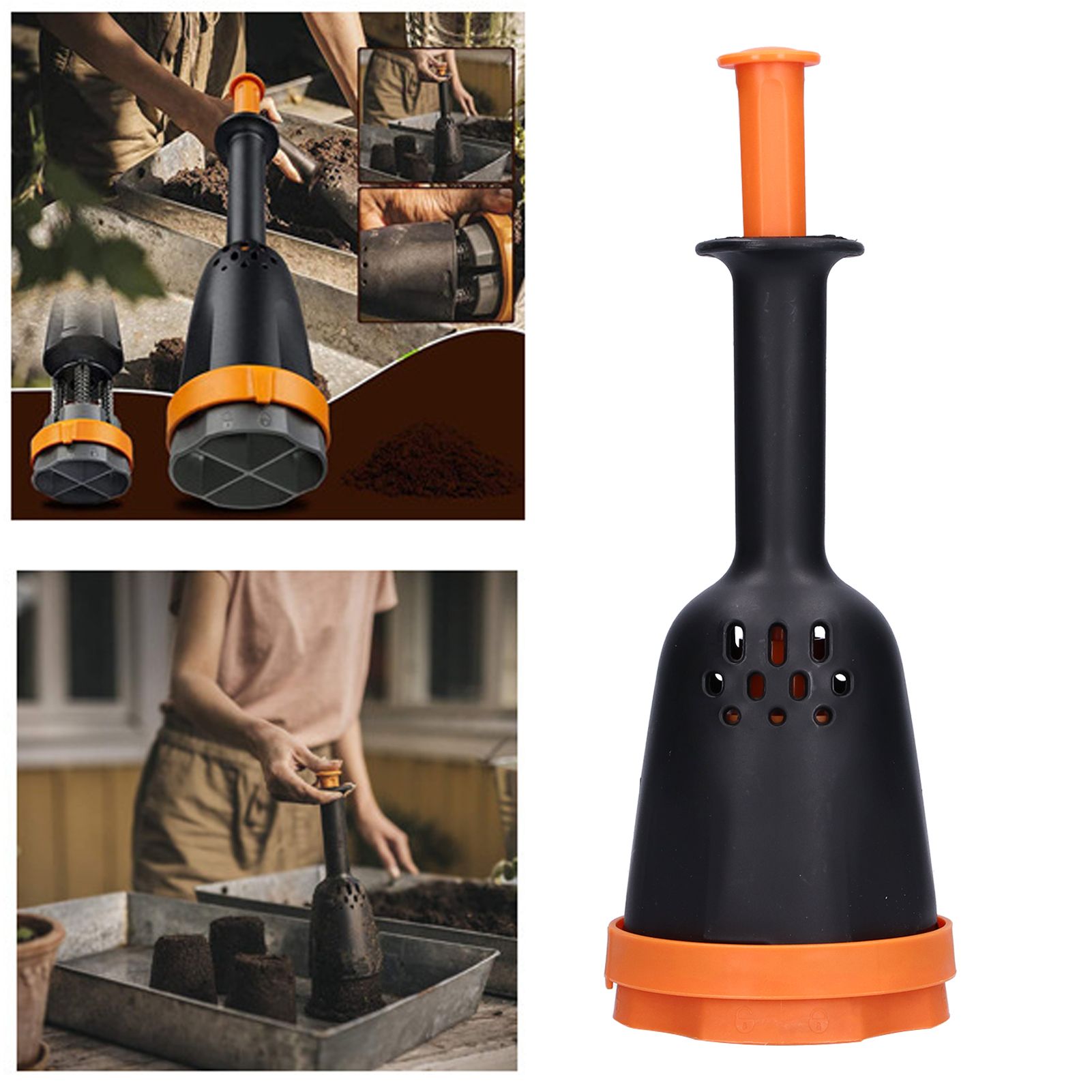 Soil Block Maker Manual Soil Blocker Soil Blocking Tool for Seedling Plant view 12