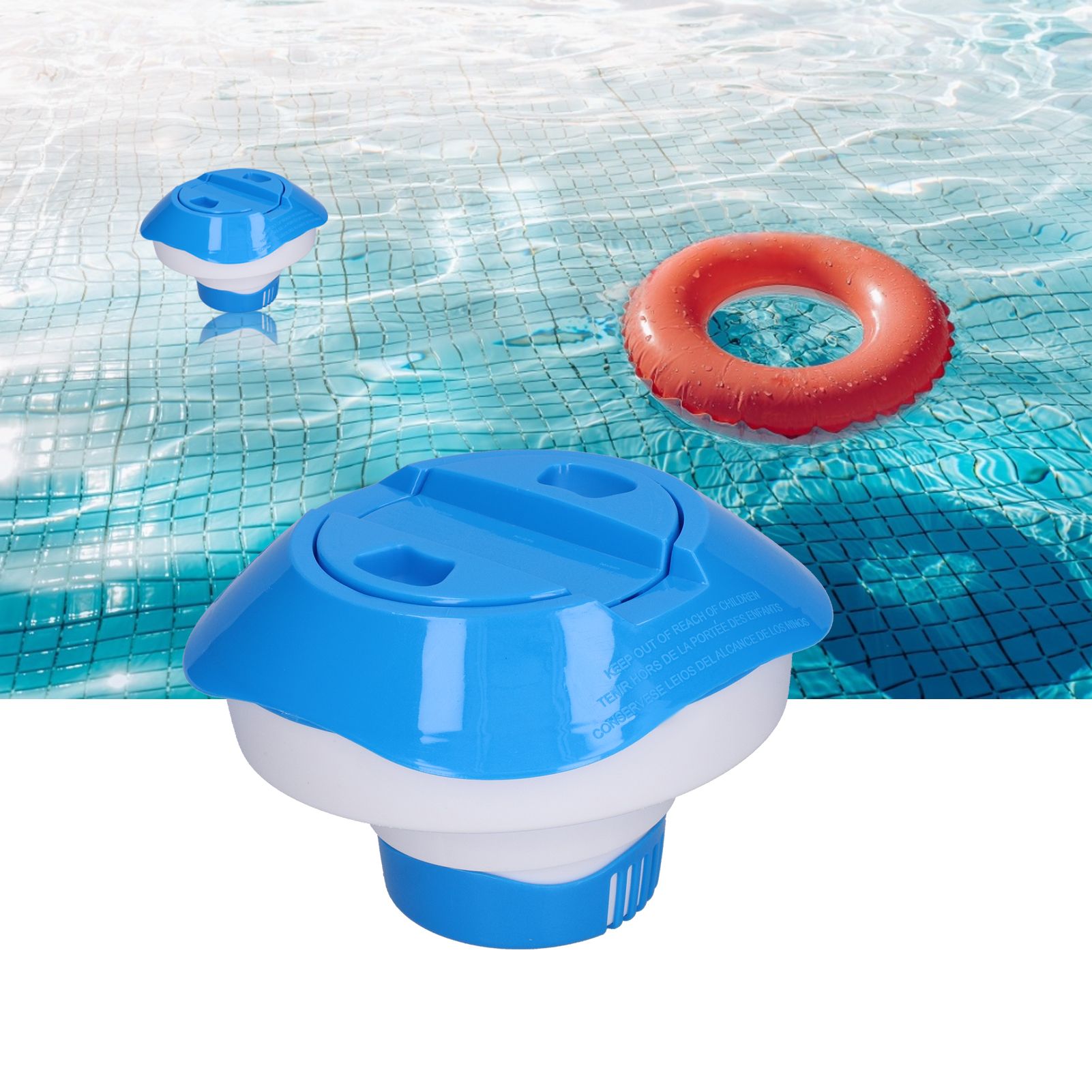 8in Telescopic Floating Chlorine Tablet Dispenser Dosing Device for Swimming view 12
