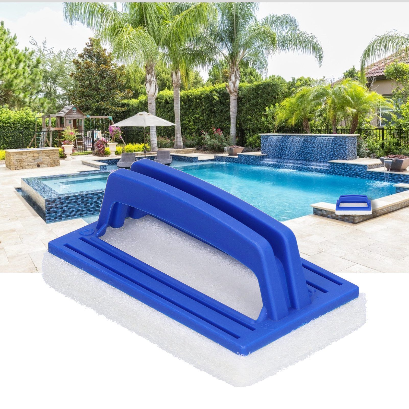 Sponge Brush Swimming Pool Brush Professional Pool Cleaning Tools for Marble view 12