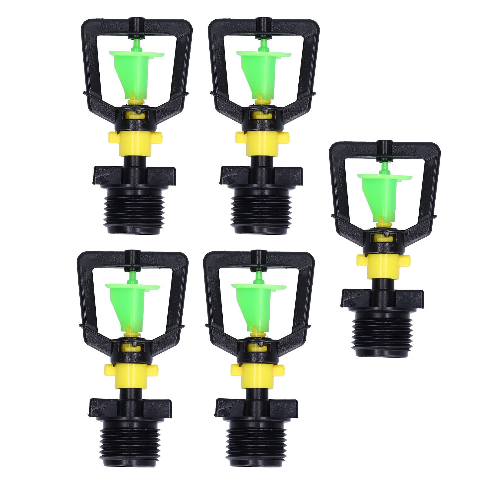 5PCS G1/2 Male Thread Rotating Sprinkler Nozzle Spray Head Misting Nozzle for view 4