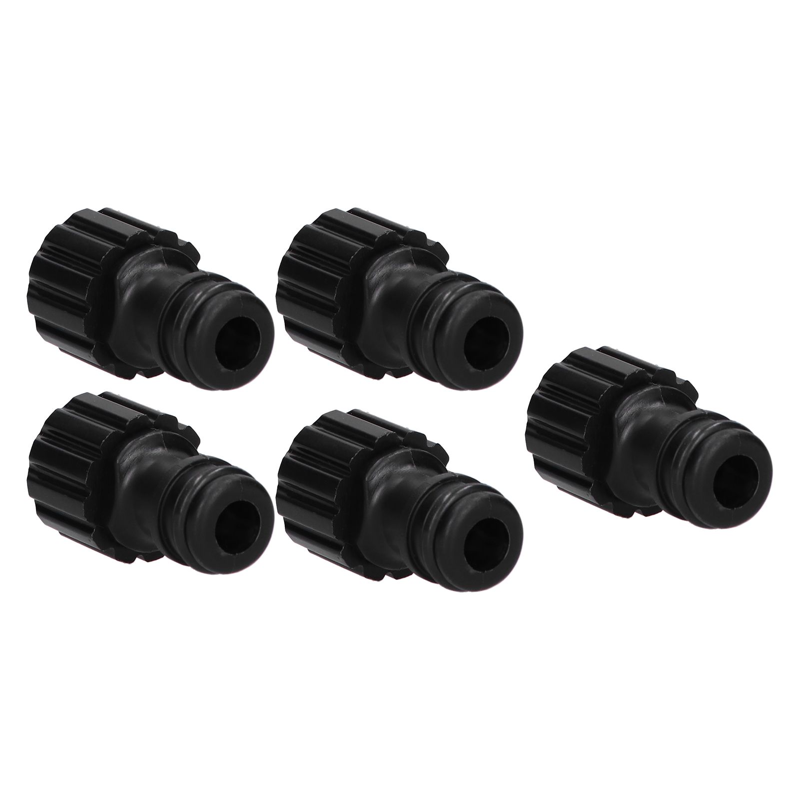 5PCS G3/8 Female Thread Nipple Connector Plastic Faucet Quick Connector Garden — image 1