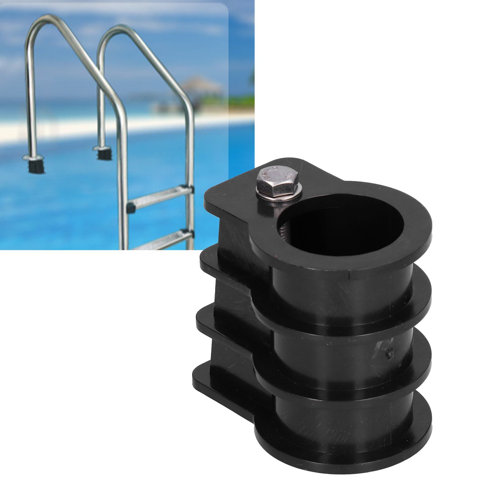 Swimming Pool Ladder Embedded Parts Plastic WearResistant Ladder Buckle for view 11