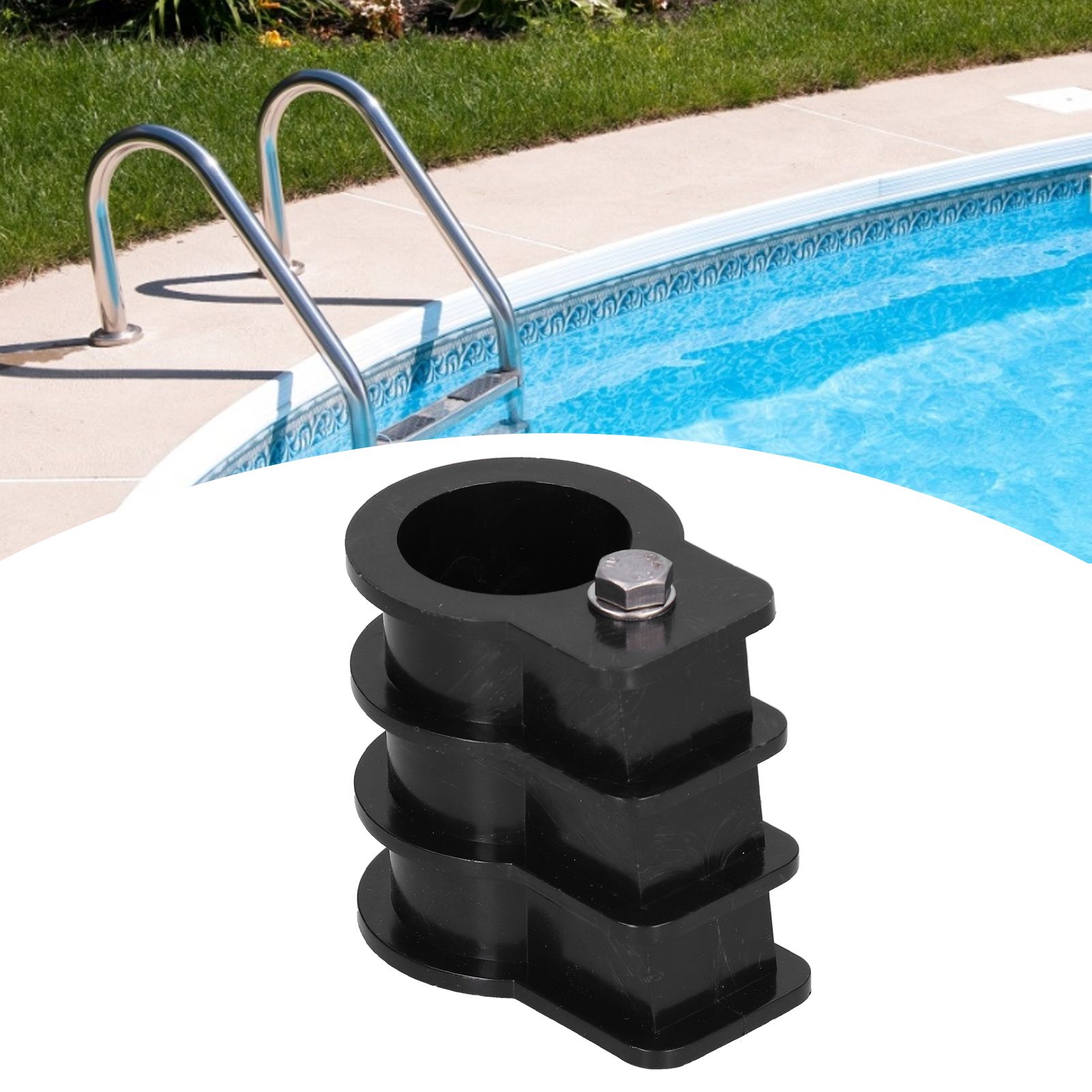 Swimming Pool Ladder Embedded Parts Plastic WearResistant Ladder Buckle for view 12