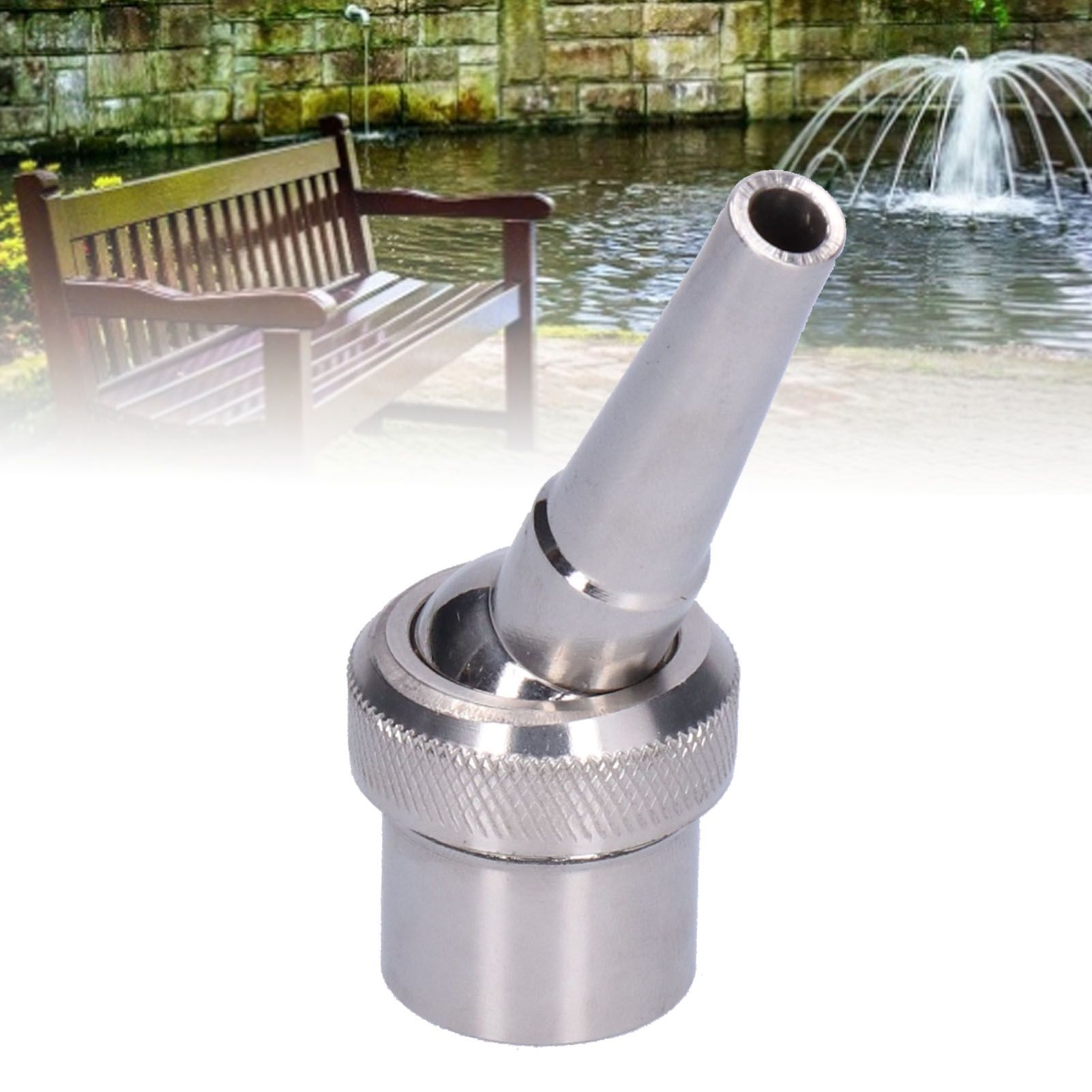 Fountain Nozzle G3/4 Female Thread 25mm Stainless Steel Adjustable Jet Water view 11