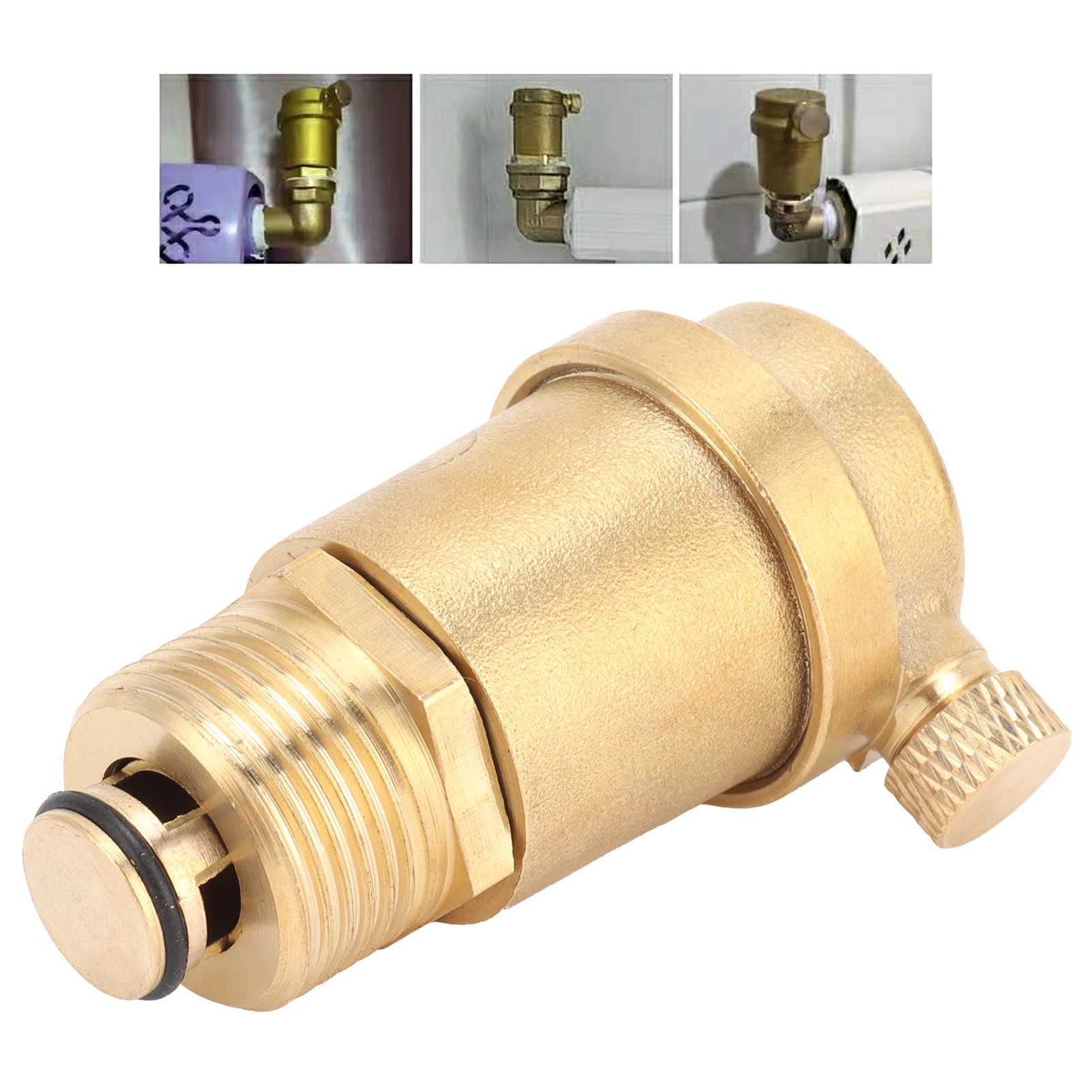 G3/4 Male Thread Air Vent Valve Brass Automatic Air Release Valve for Floor view 12