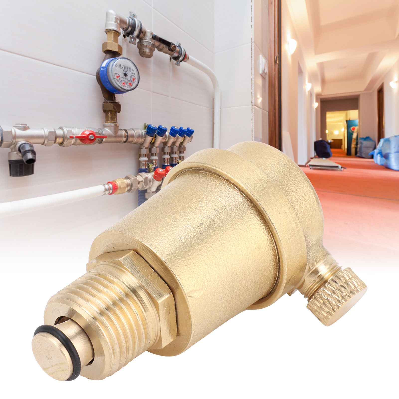 G1/2 Male Thread Air Release Valve Automatic Air Vent Valve for Home Heating view 11