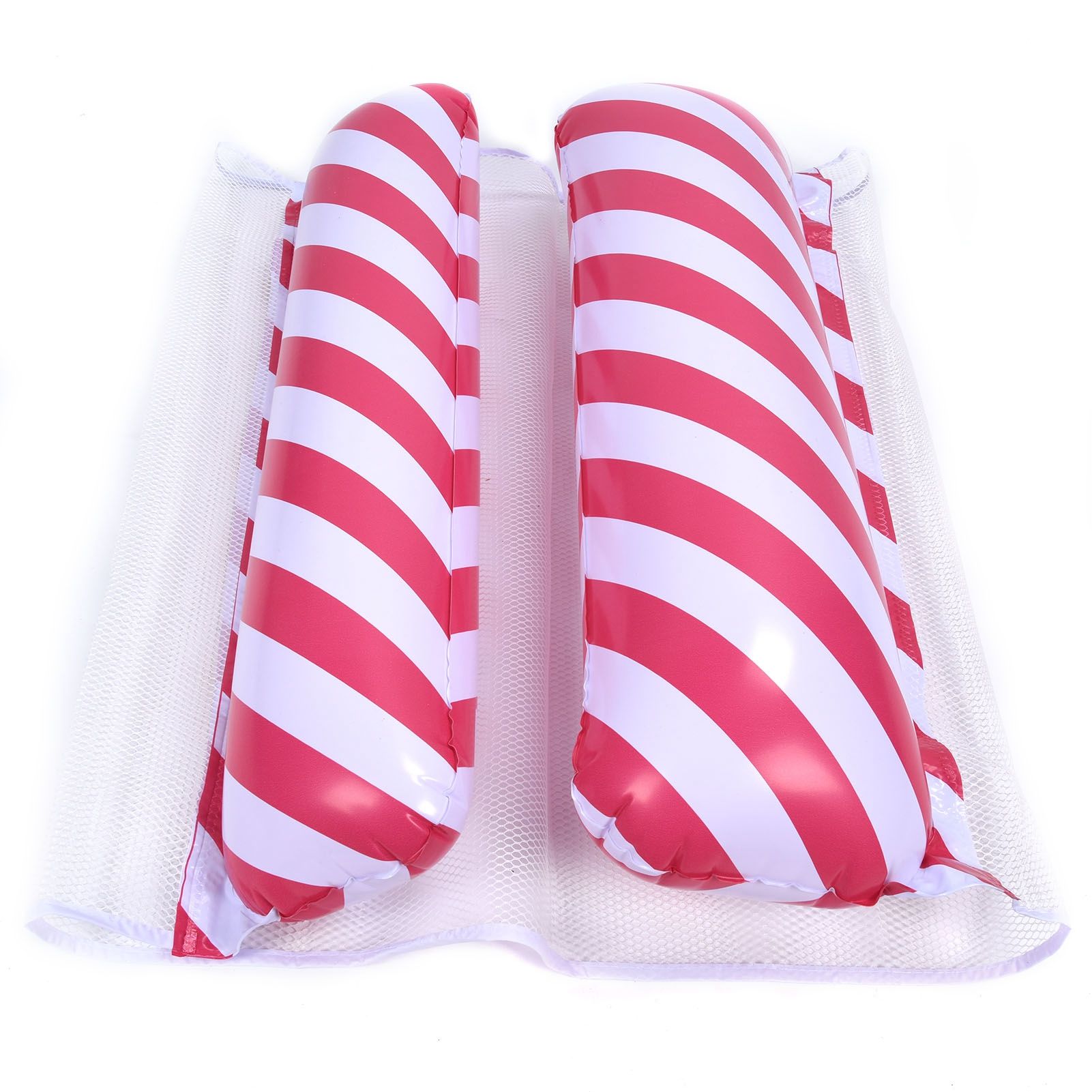 Stripe Pattern Inflatable Float Bed MultiPurpose Water Hammock Pool Lounger view 5