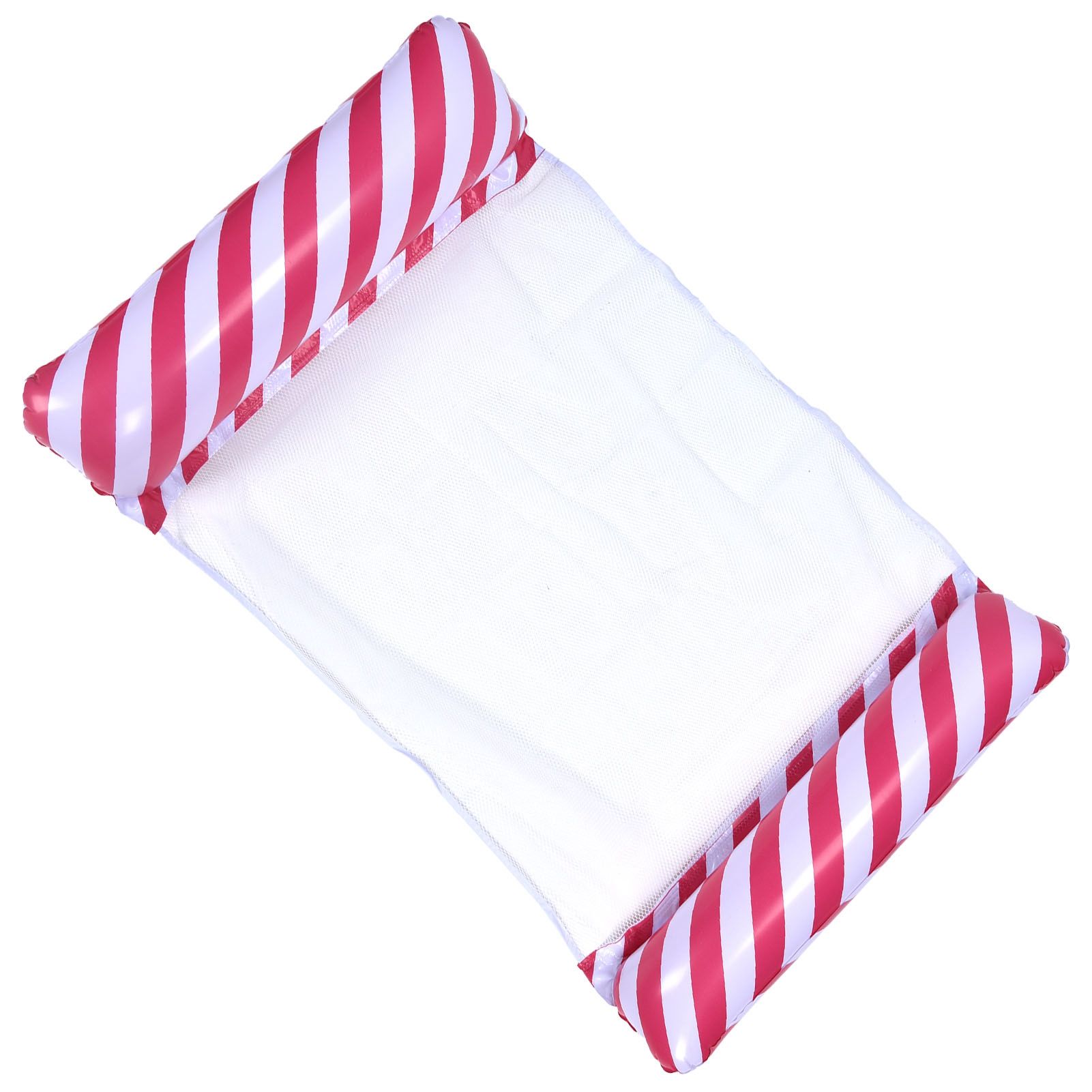 Stripe Pattern Inflatable Float Bed MultiPurpose Water Hammock Pool Lounger view 7