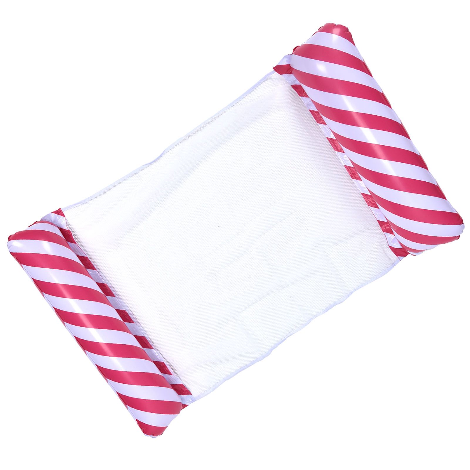 Stripe Pattern Inflatable Float Bed MultiPurpose Water Hammock Pool Lounger view 9