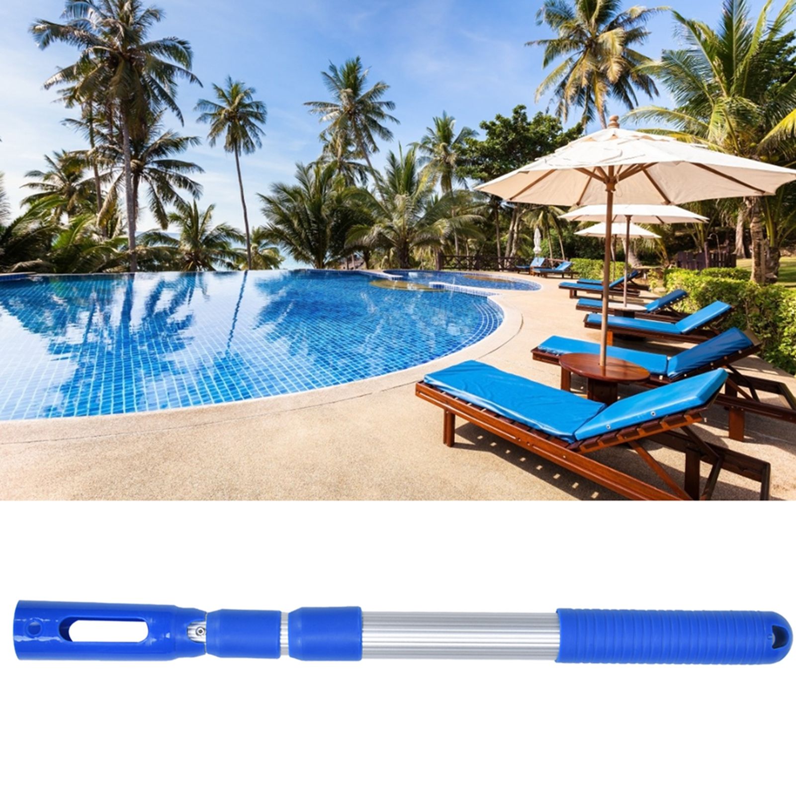 Swimming Pool Pole Swimming Pool Telescopic Rod Cleaning Accessories for Pool view 11