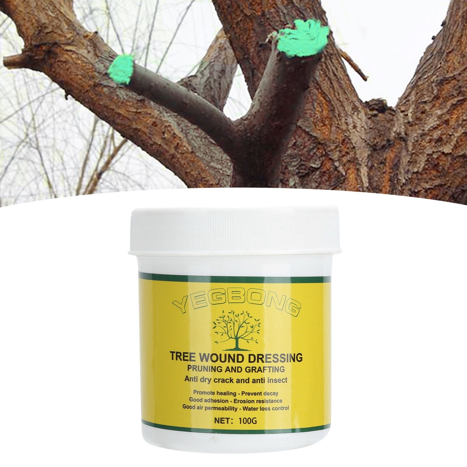 100g Tree Wound Pruning Sealer Plant Tree Wound Cut Paste Healing Agent for view 11