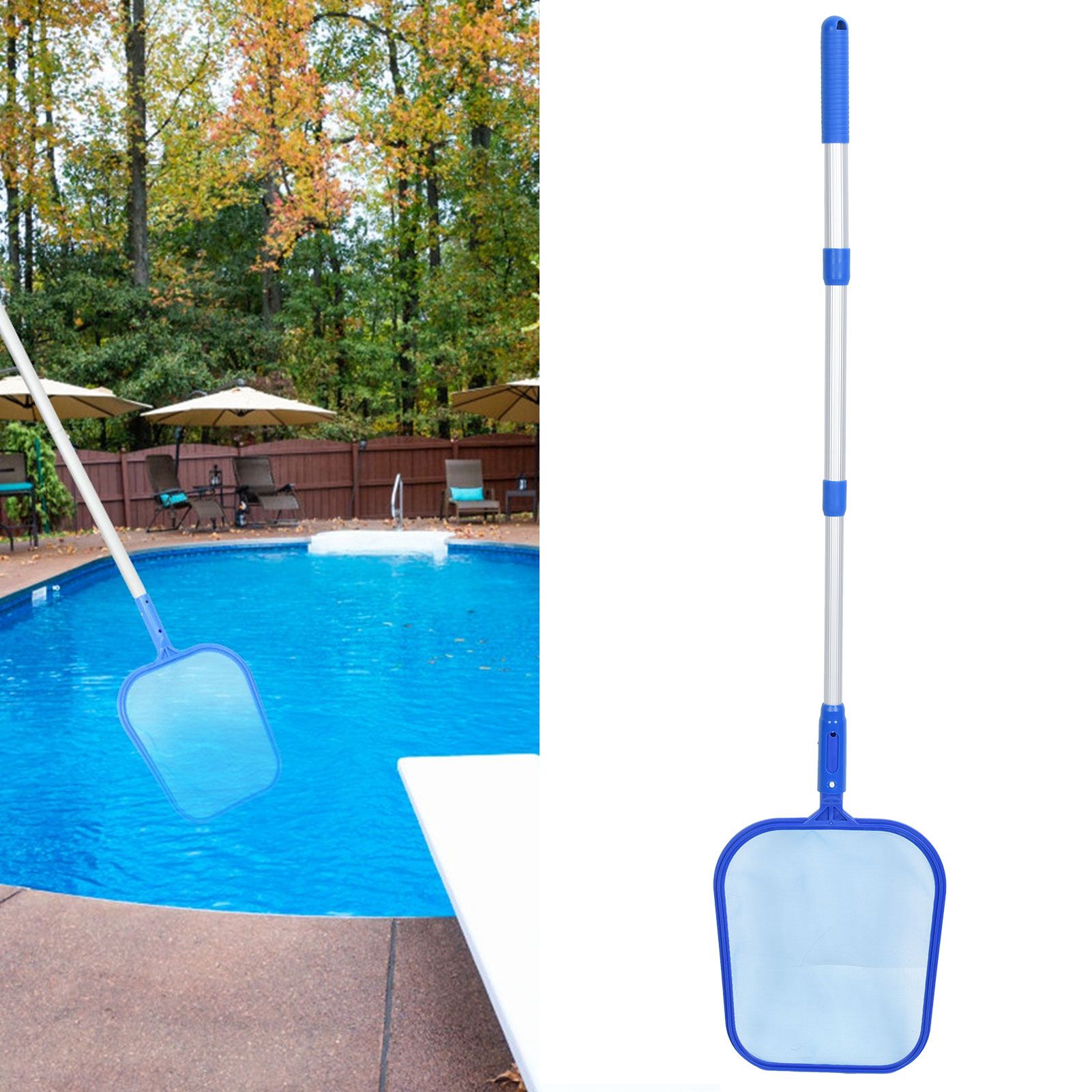 Pool Cleaning Tools Pool Skimmer Net Leaf Rake Swimming Pool Cleaner Supplies view 11