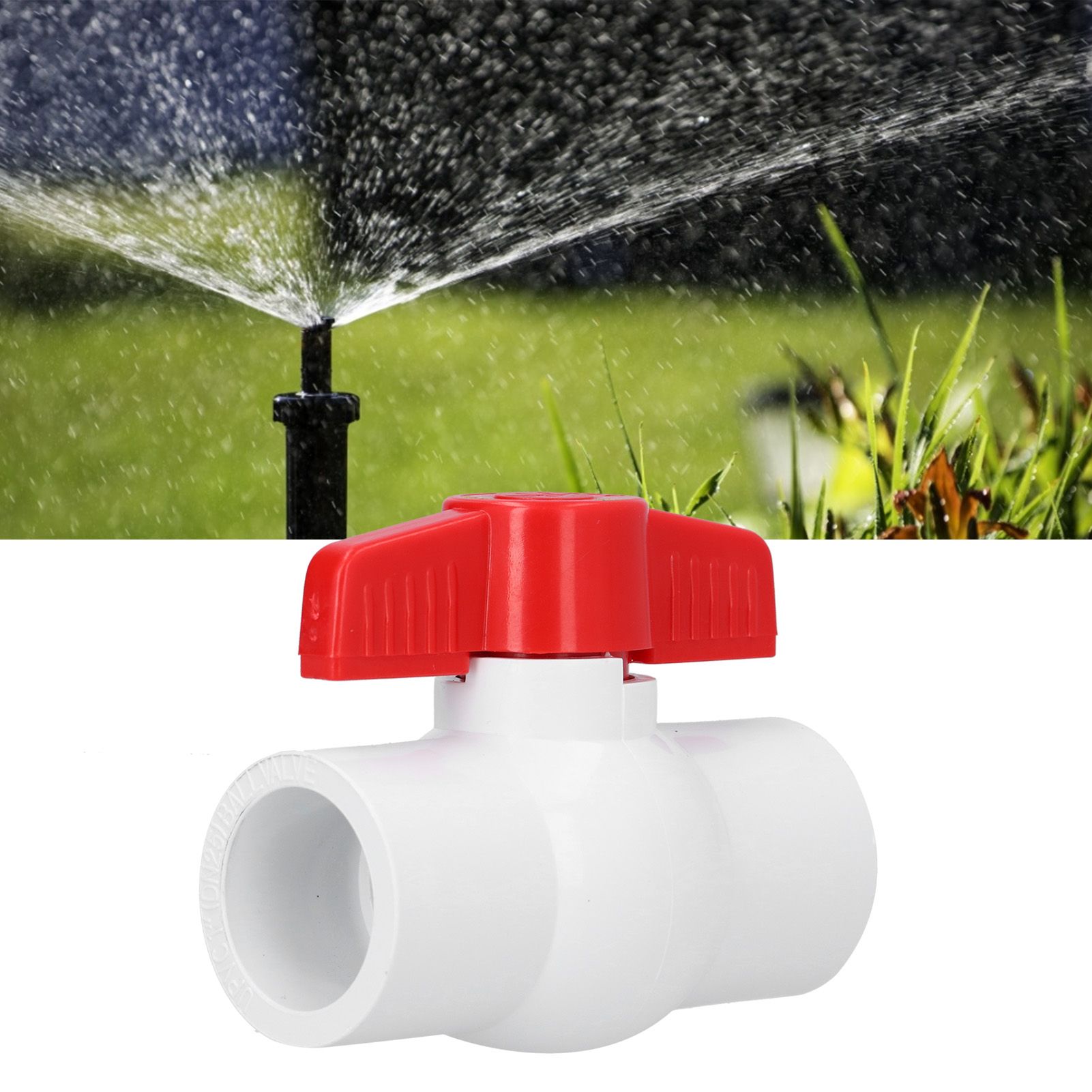 PVC Ball Valve ShutOff Valve with THandle Garden Irrigation Plumbing Pipe view 11