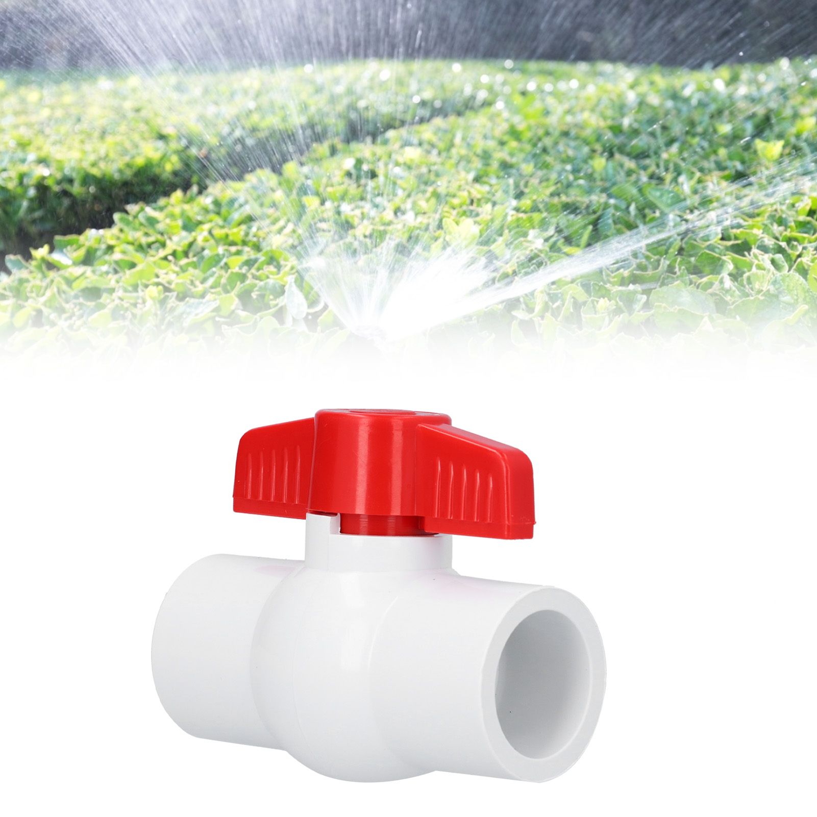 PVC Ball Valve ShutOff Valve with THandle Garden Irrigation Plumbing Pipe view 12