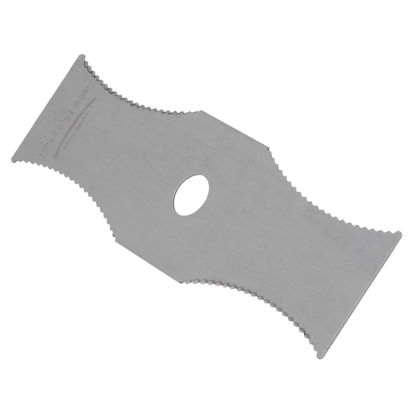 Arc Lawn Mower Blade White Steel Weeder Blade Grass Trimmer Accessories Parts — image 1