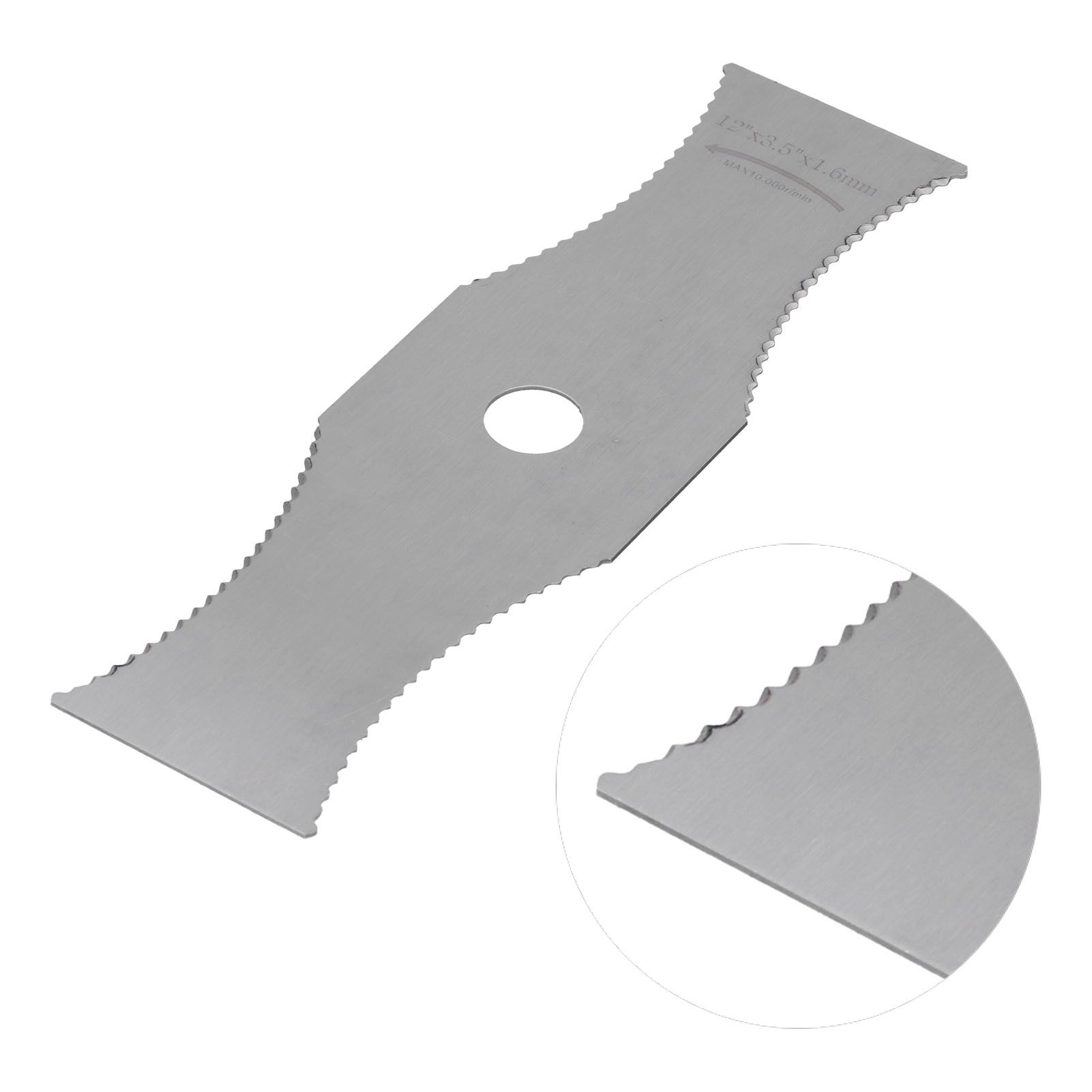 Arc Lawn Mower Blade White Steel Weeder Blade Grass Trimmer Accessories Parts view 3