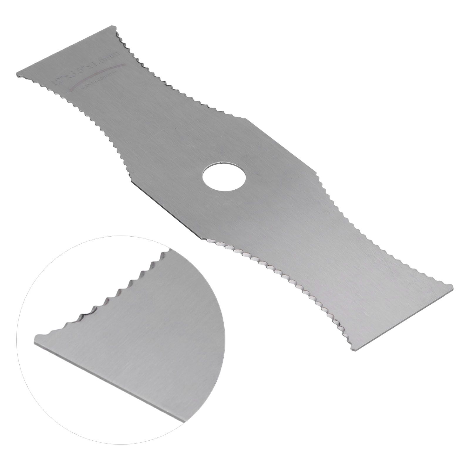 Arc Lawn Mower Blade White Steel Weeder Blade Grass Trimmer Accessories Parts view 5