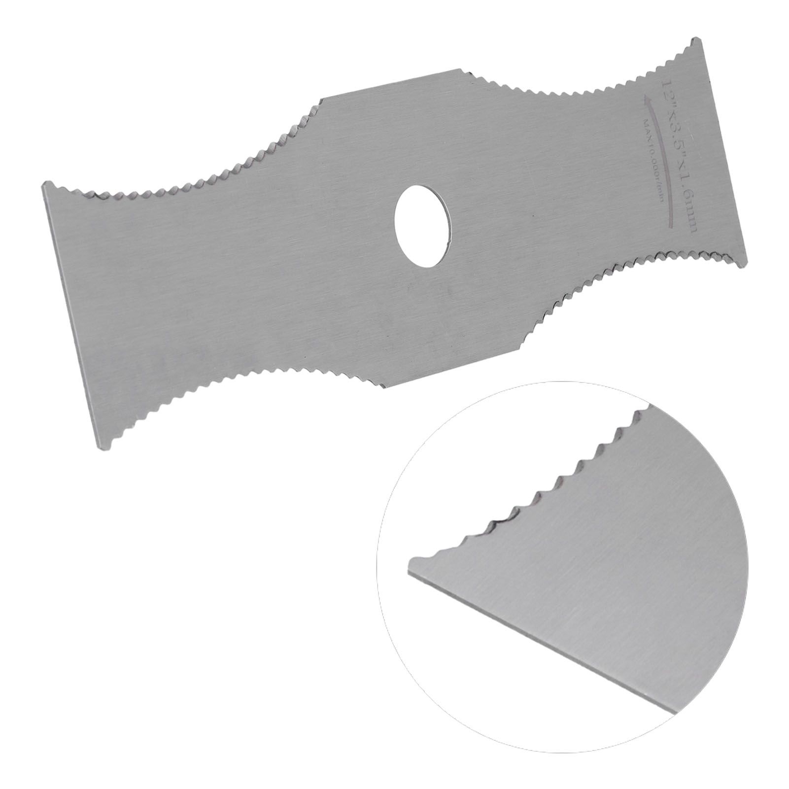 Arc Lawn Mower Blade White Steel Weeder Blade Grass Trimmer Accessories Parts view 10