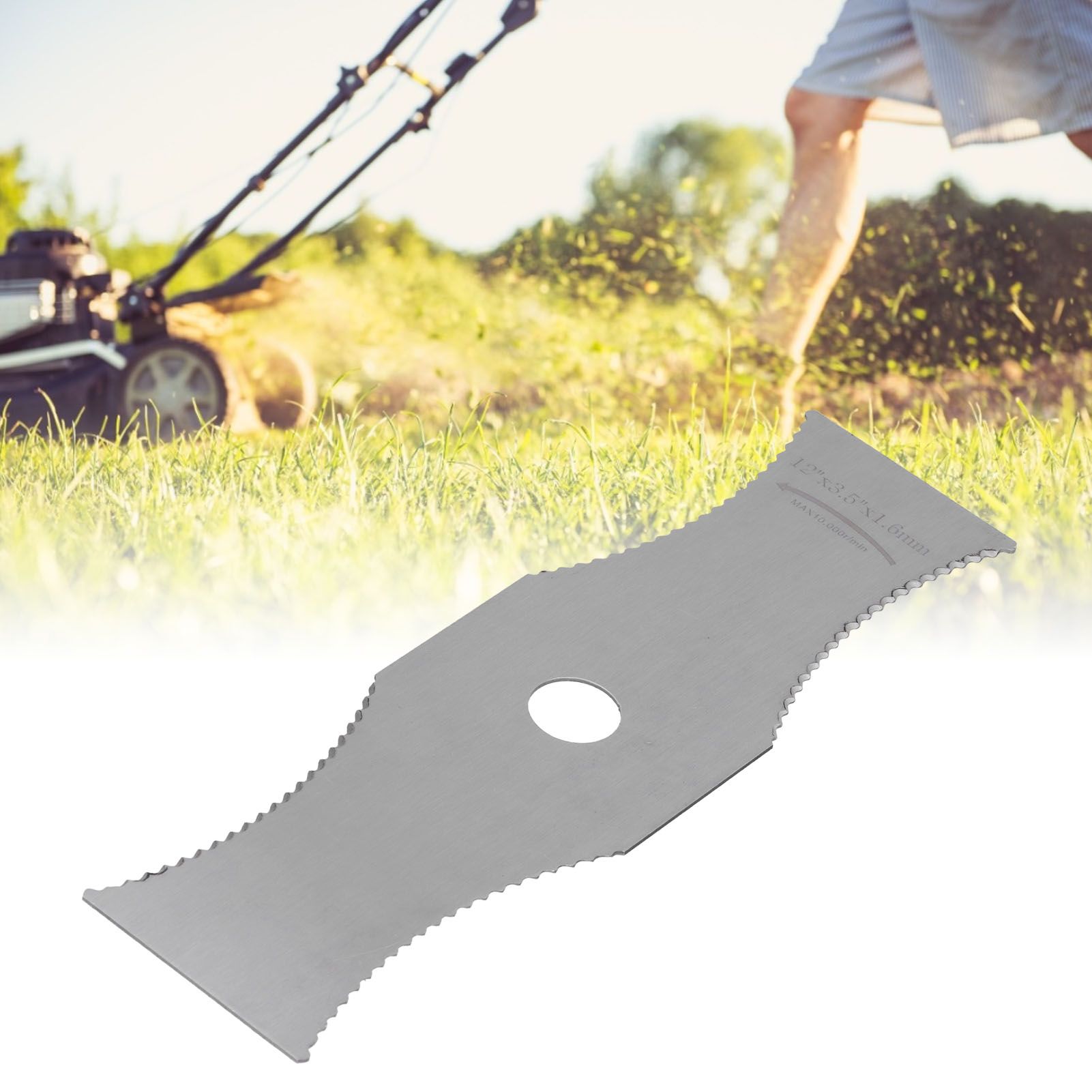 Arc Lawn Mower Blade White Steel Weeder Blade Grass Trimmer Accessories Parts view 11