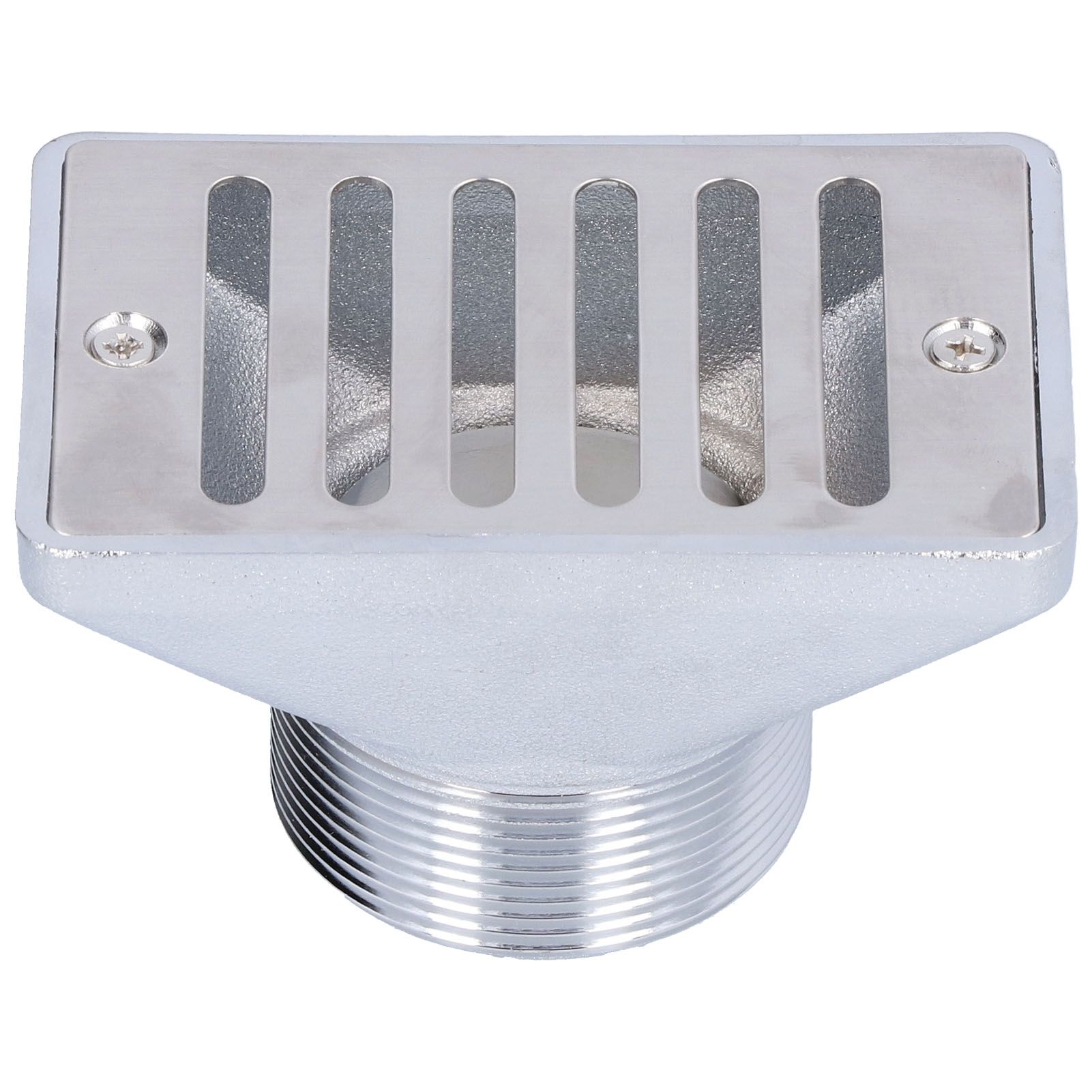 Male Thread Swimming Pool Water Overflow Outlet Pool Wall Drain Cover view 3