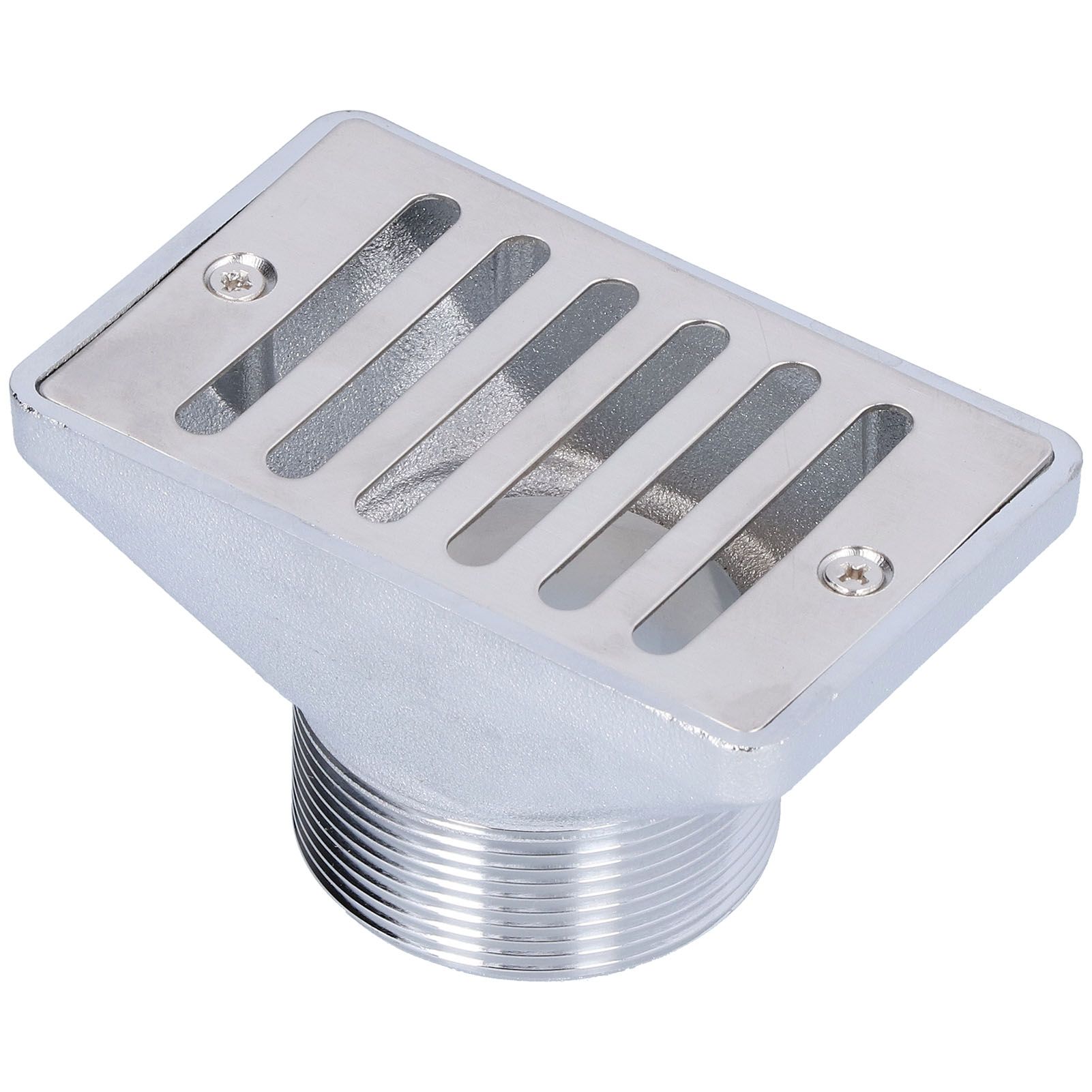 Male Thread Swimming Pool Water Overflow Outlet Pool Wall Drain Cover view 4