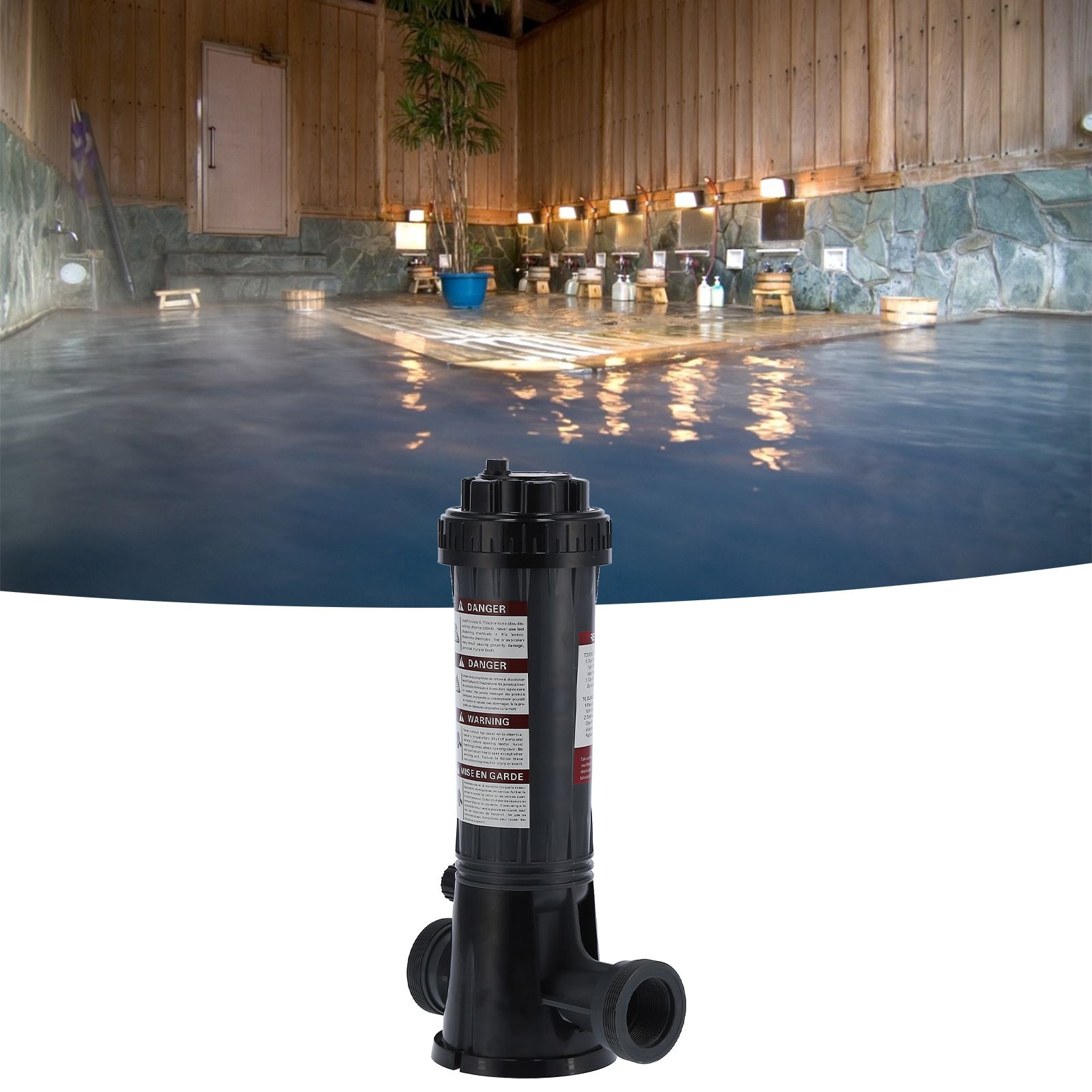 Automatic Chemical Feeder Chlorinator Chlorine Dispenser Swimming Pool view 12