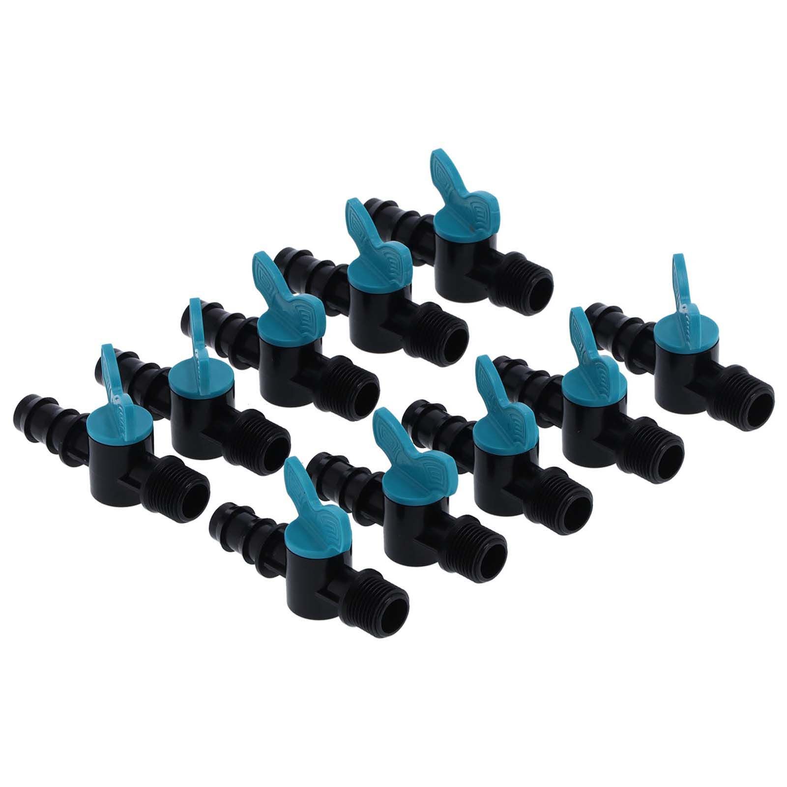 50PCS 20x1/2in Male Thread Irrigation Switch Valve Gate Valves for Garden Drip view 4