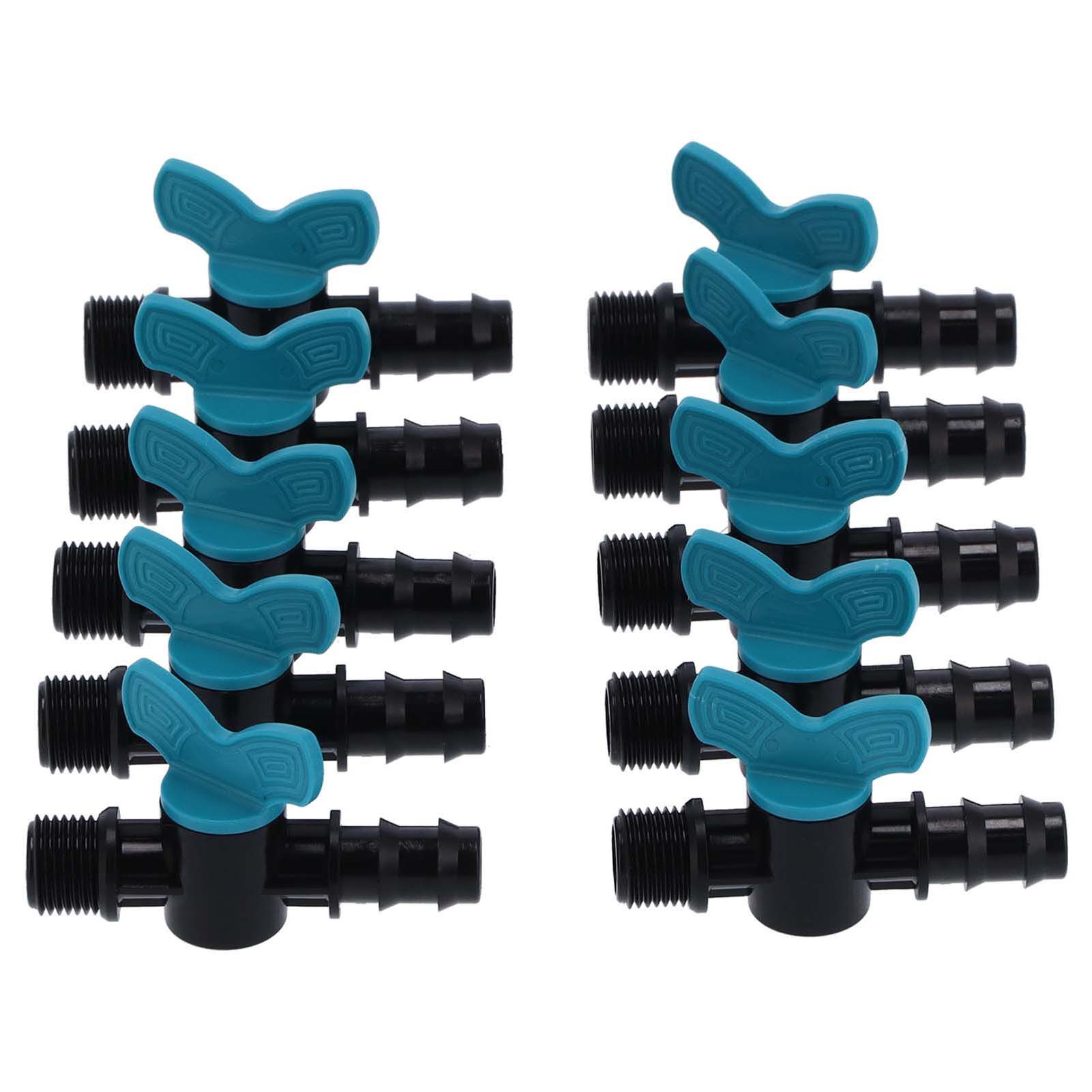 50PCS 20x1/2in Male Thread Irrigation Switch Valve Gate Valves for Garden Drip view 6