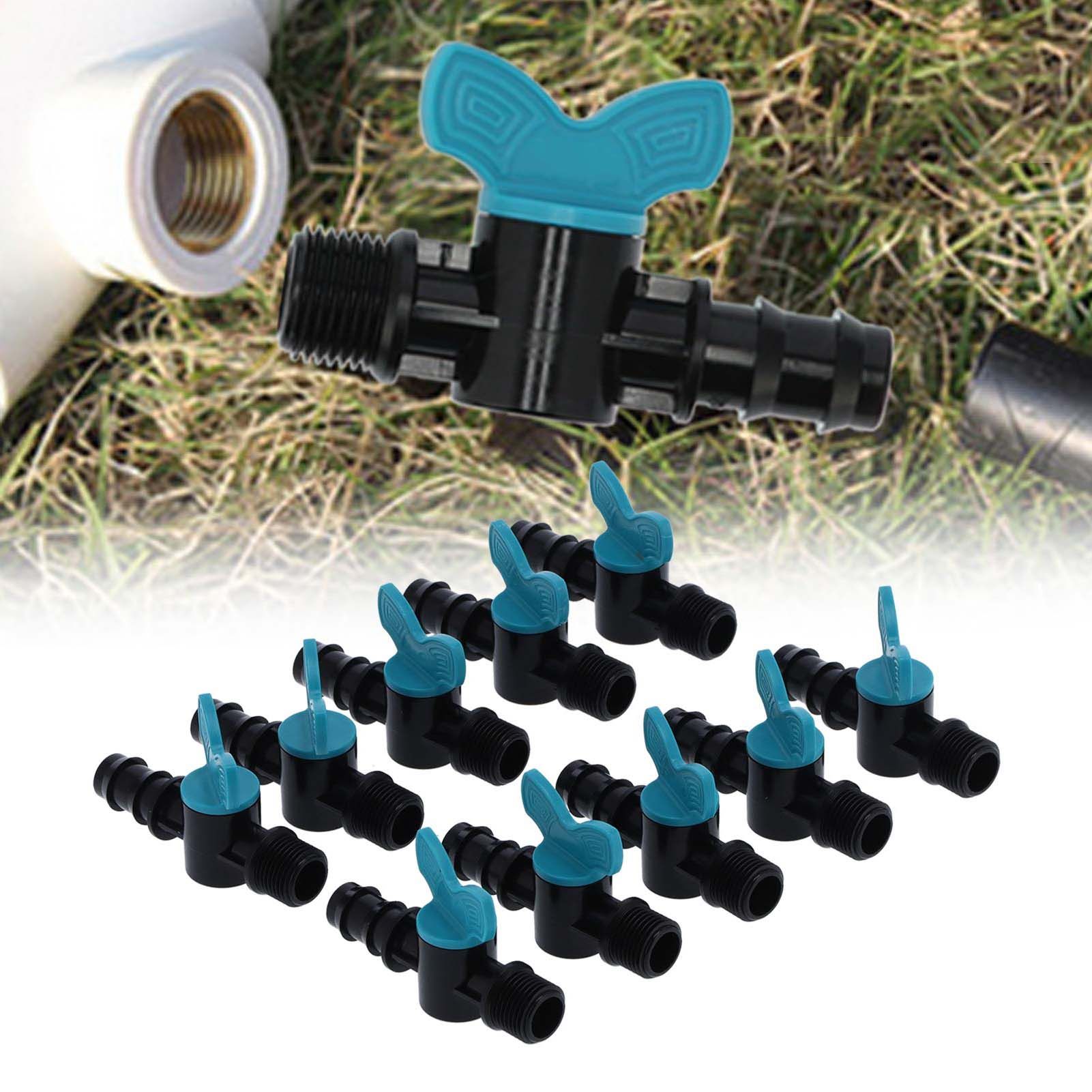 50PCS 20x1/2in Male Thread Irrigation Switch Valve Gate Valves for Garden Drip view 11