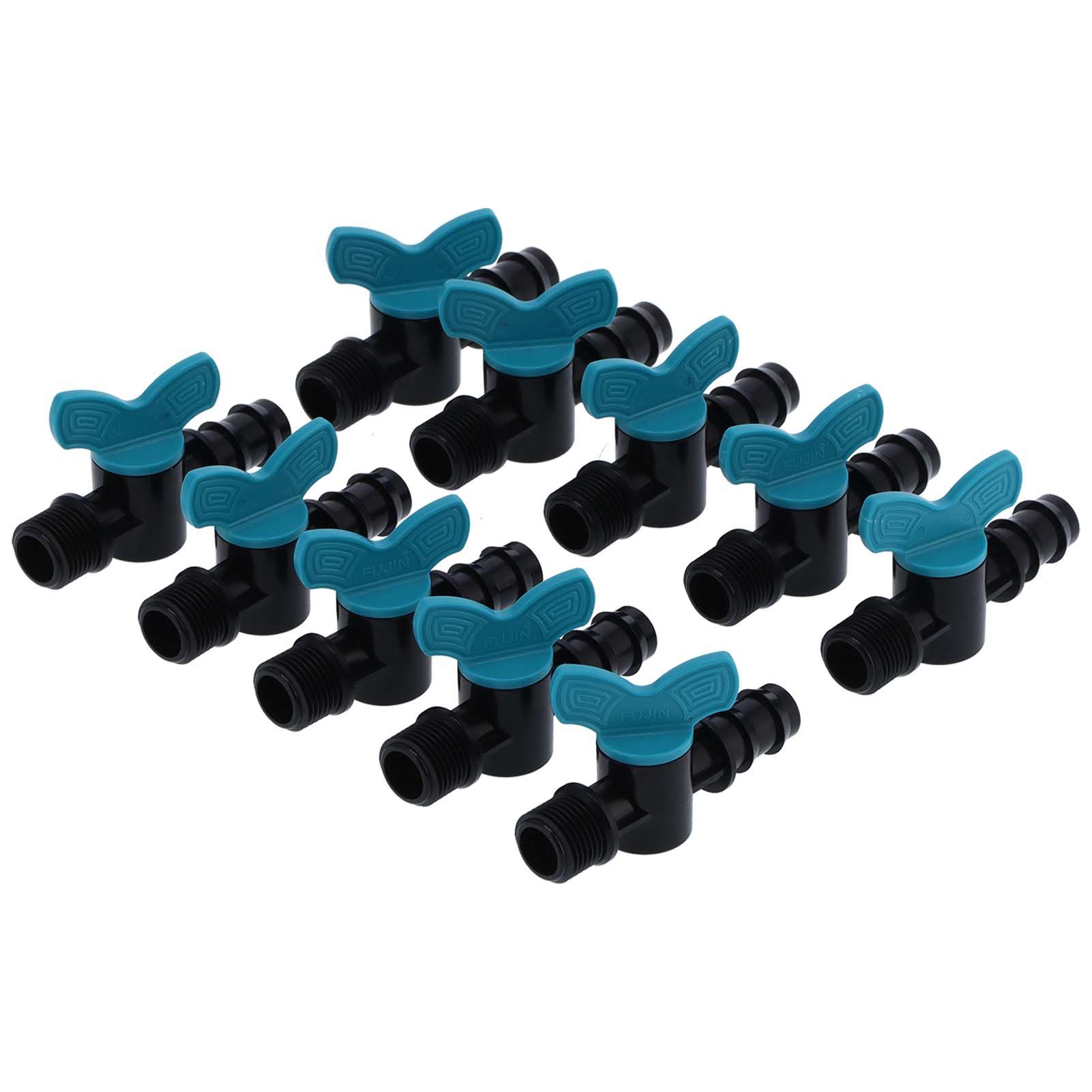 50PCS 16x3/4in Male Thread Irrigation Switch Valve Plastic Gate Valves for view 5