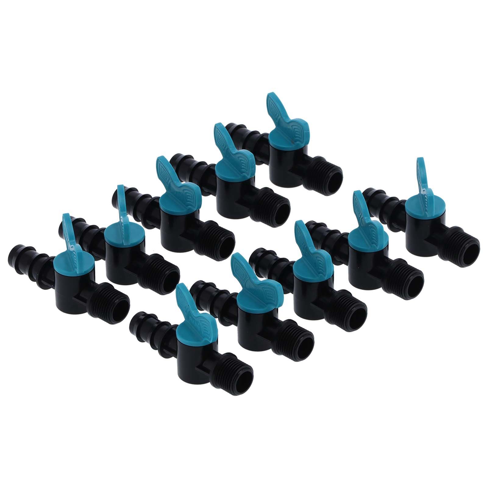 50PCS 25x1/2in Male Thread Irrigation Shut Off Switch Valve Barbed Ball Valve view 4