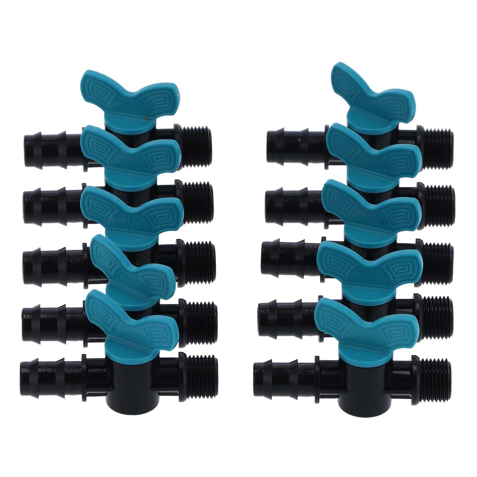 50PCS 25x1/2in Male Thread Irrigation Shut Off Switch Valve Barbed Ball Valve view 9