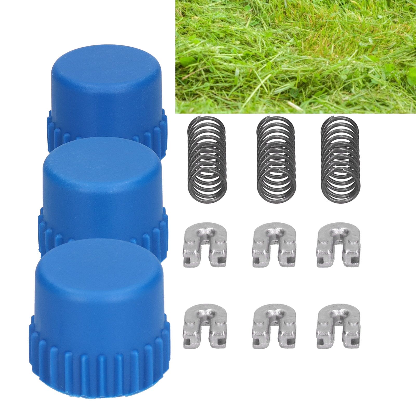 3 Set 2 1/2in Bump Knob Eyelet Sleeve Spring Fit for Husqvarna T35 Trimmer view 12
