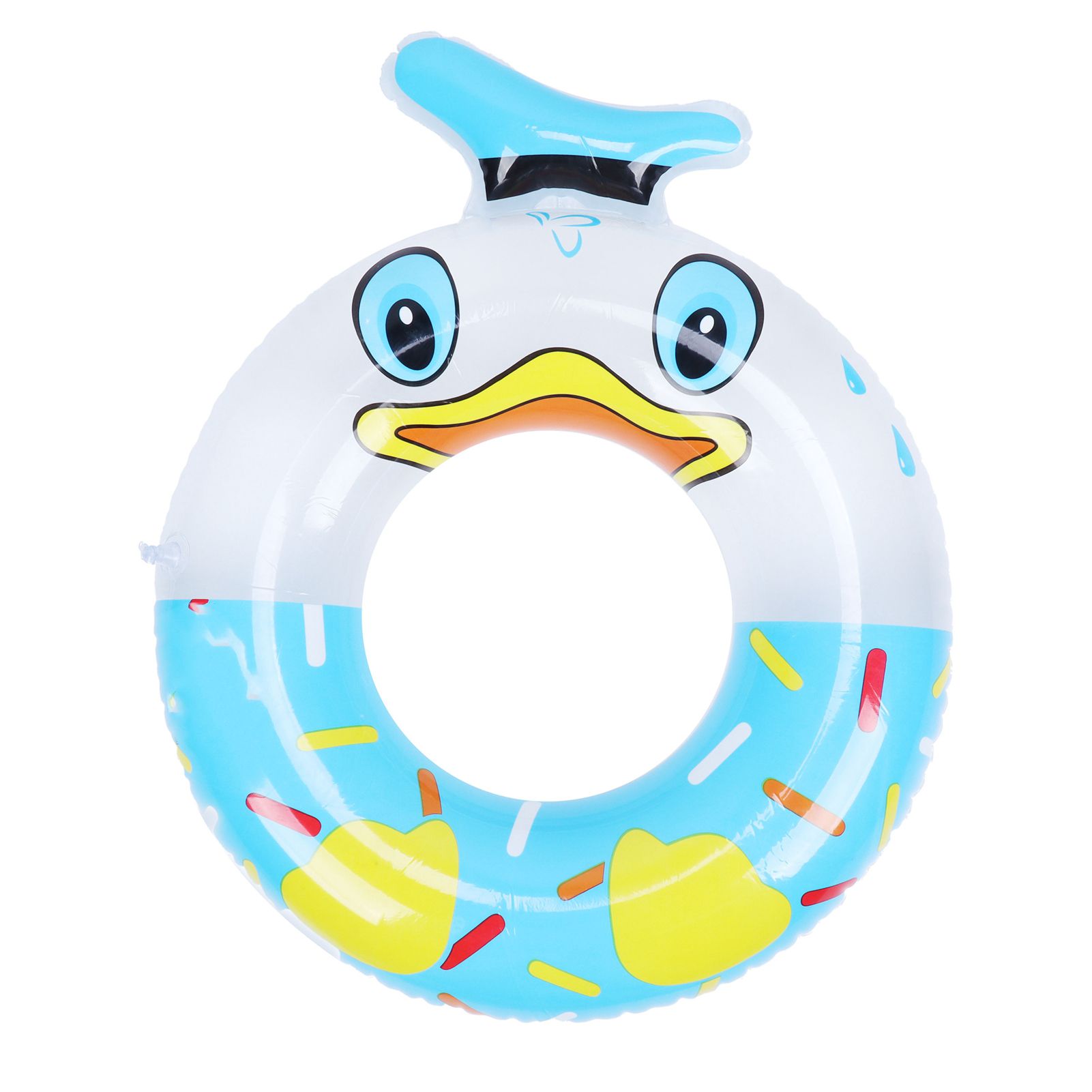 Kids Pool Tube Cartoon Swimming Ring Thickened Inflatable Pool Float Tube view 2