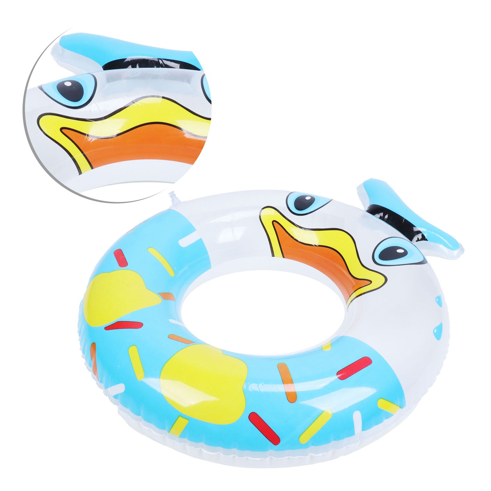 Kids Pool Tube Cartoon Swimming Ring Thickened Inflatable Pool Float Tube view 10