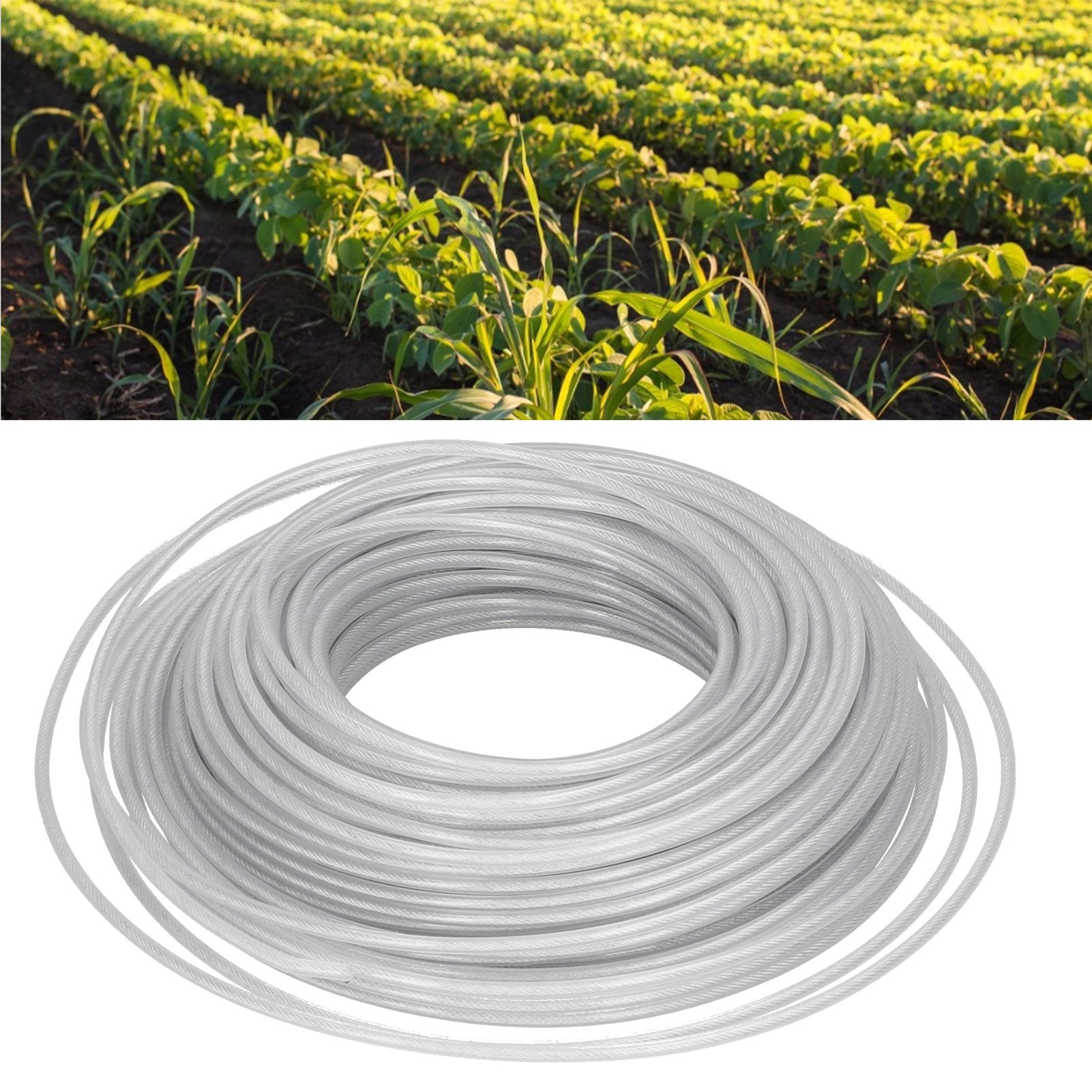 Grass Trimmer Line Rope Cord Flexible Steel Wire Garden Lawn Mower Accessory view 11